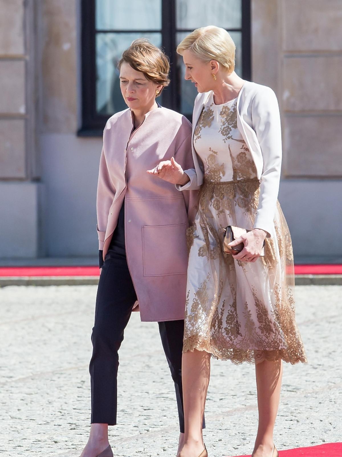 Agata Duda z żoną prezydenta Niemiec