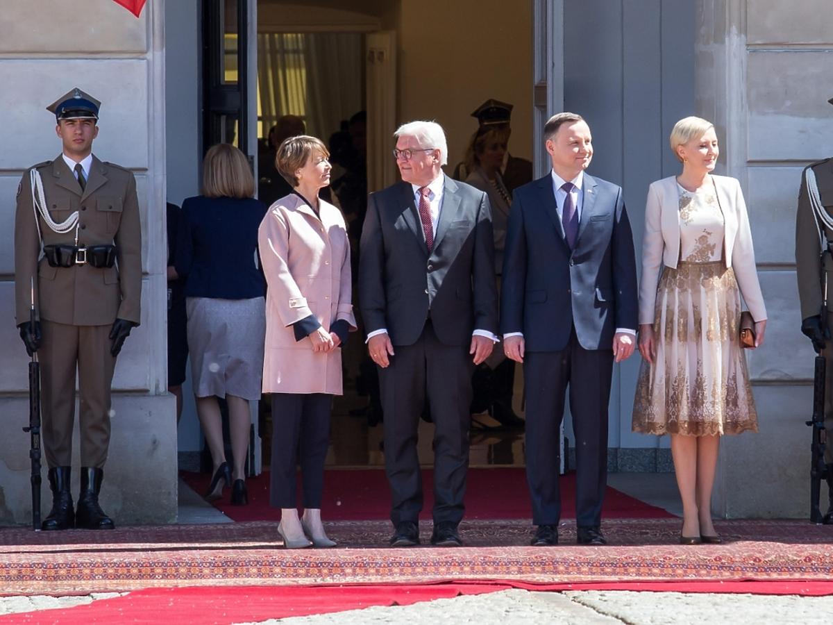 Agata Duda z żoną prezydenta Niemiec