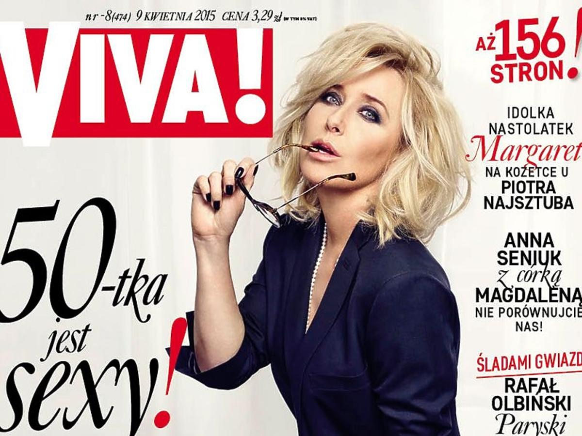 Agata Młynarska na okładce Vivy