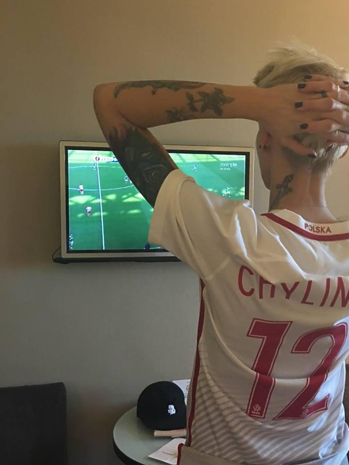 Agnieszka Chylińska kibicuje Polakom na Euro 2016