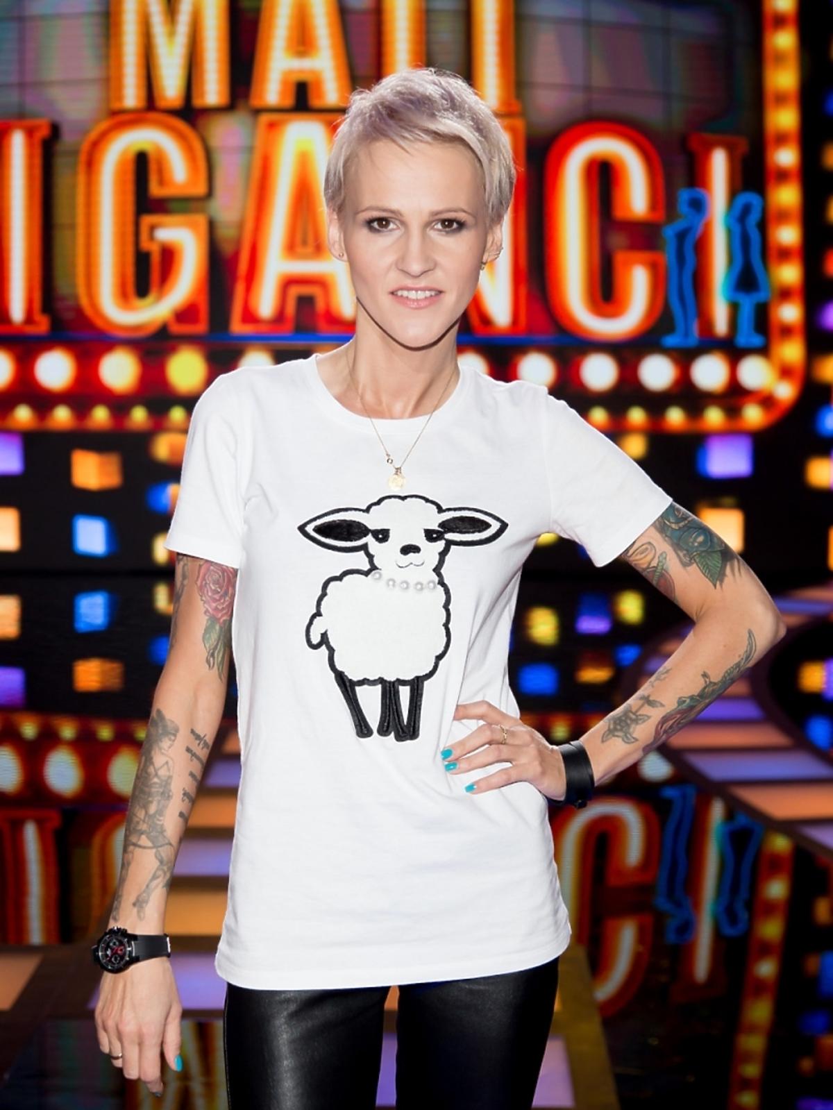 Agnieszka Chylińska na planie