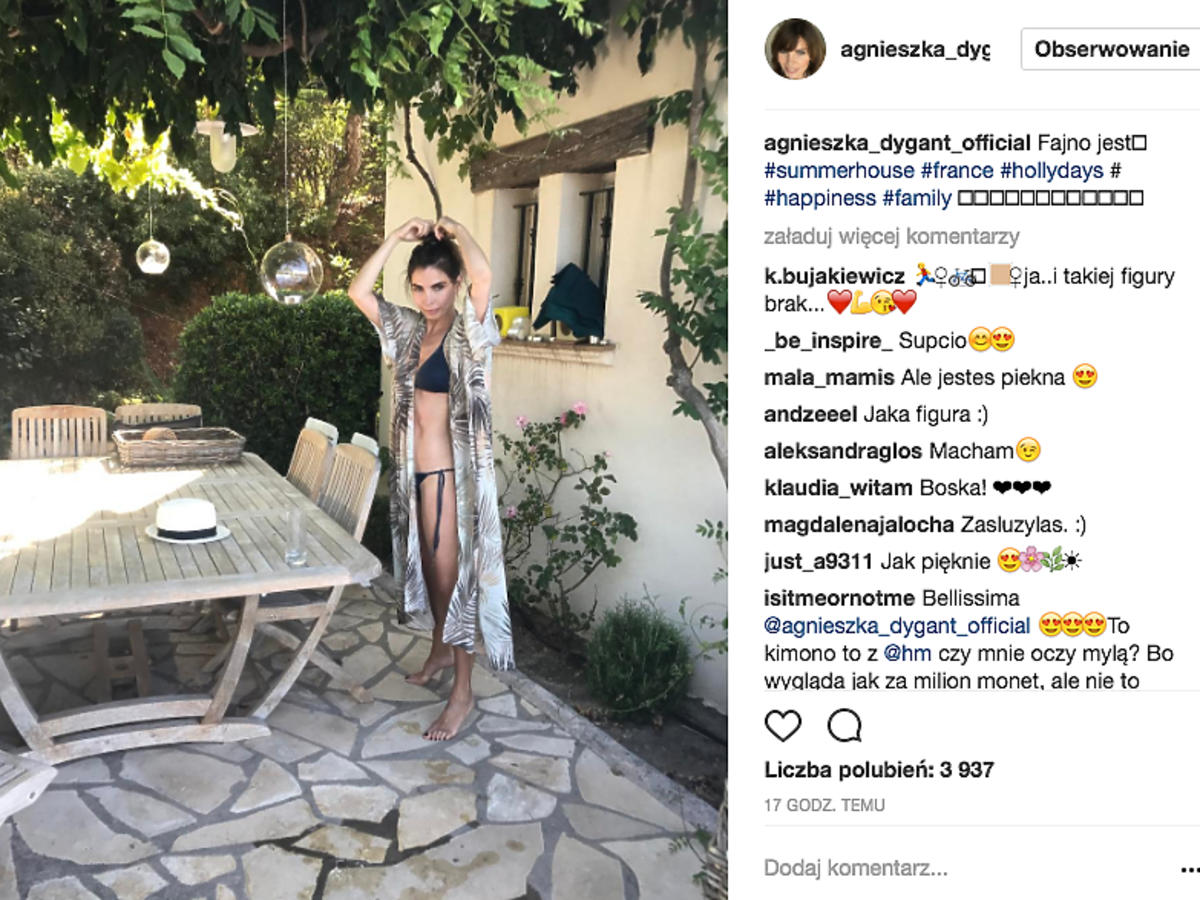 Agnieszka Dygant w bikini na wakacjach