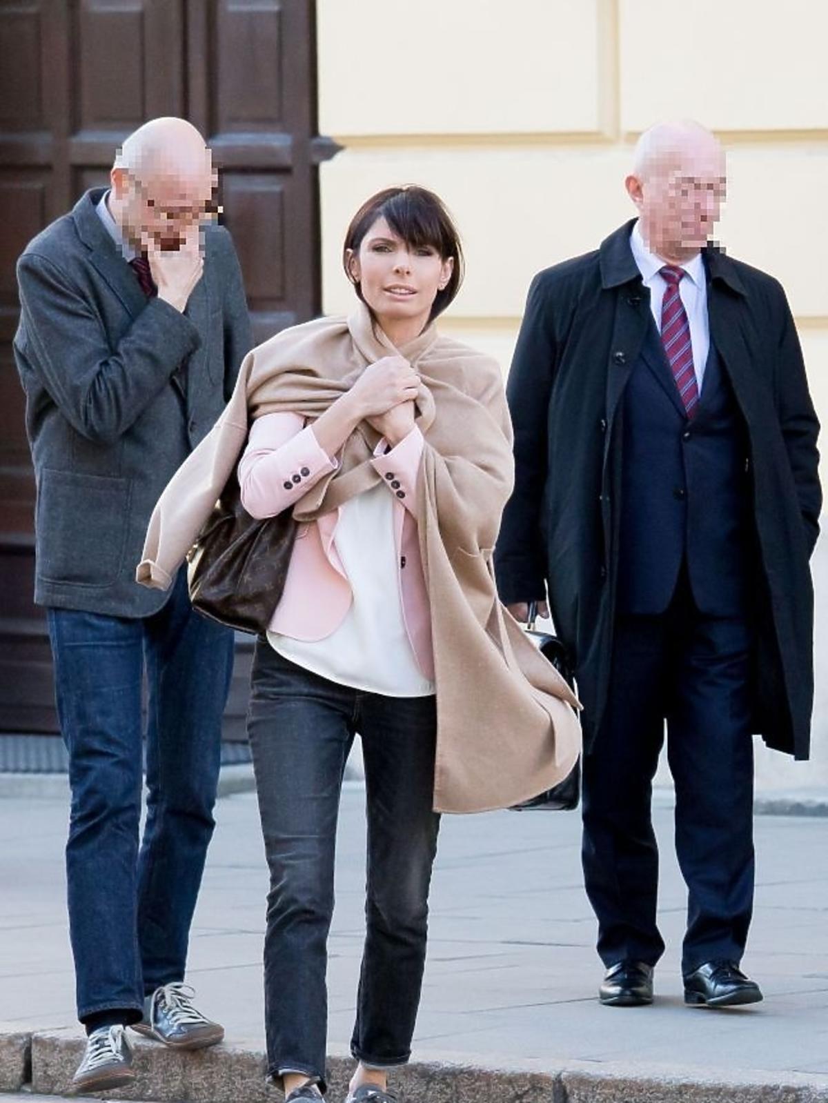 Agnieszka Dygant w drodze na Uniwersytet Warszawski