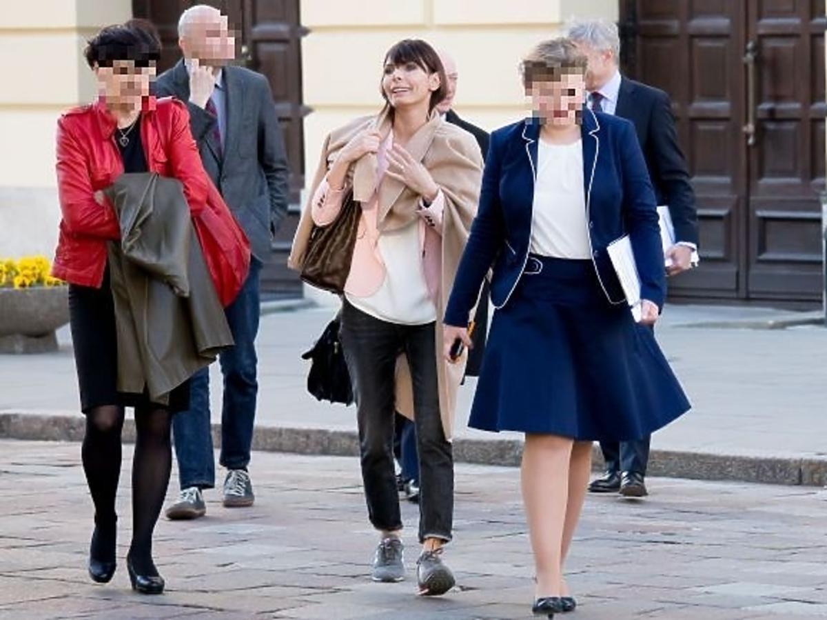Agnieszka Dygant w drodze na Uniwersytet Warszawski