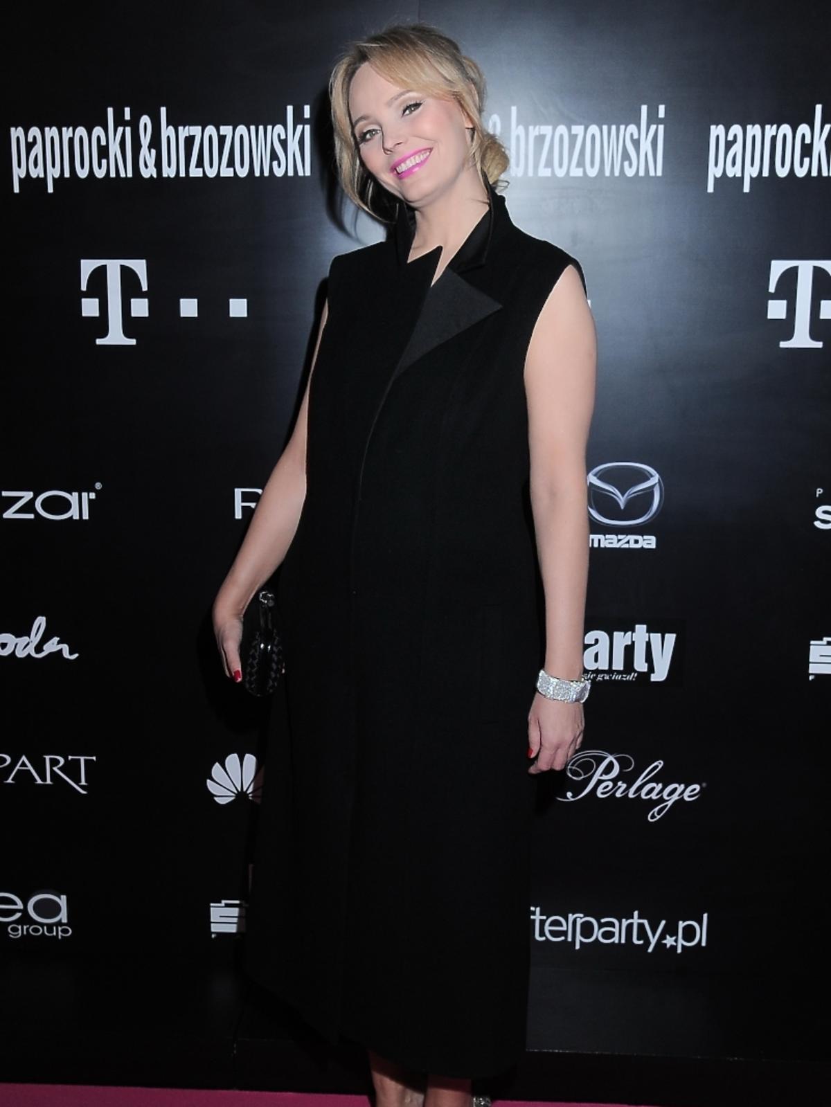 Agnieszka Jastrzębska na pokazie Paprocki&Brzozowski