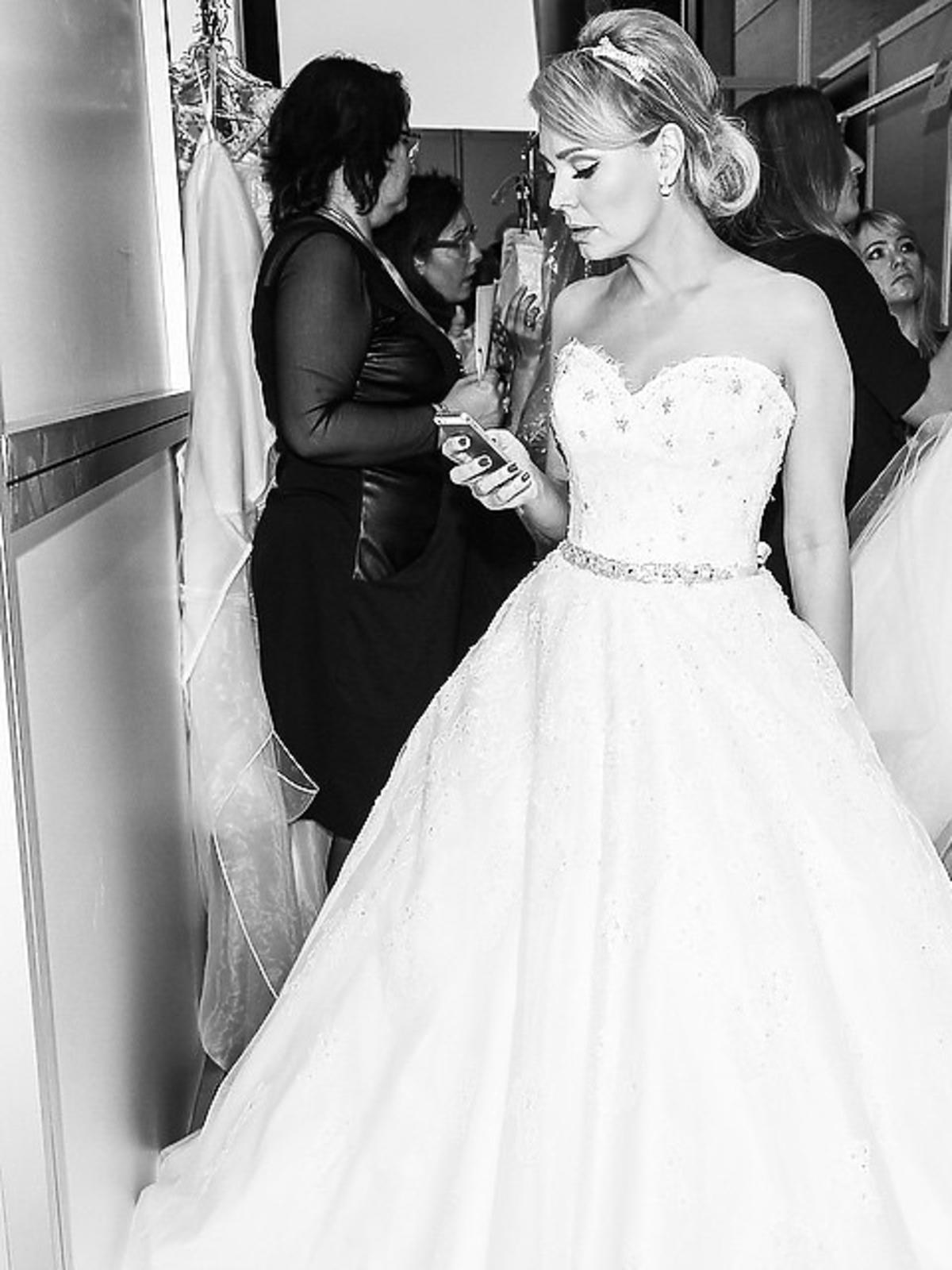 Agnieszka Jastrzębska na targach Wedding na Stadionie Narodowym
