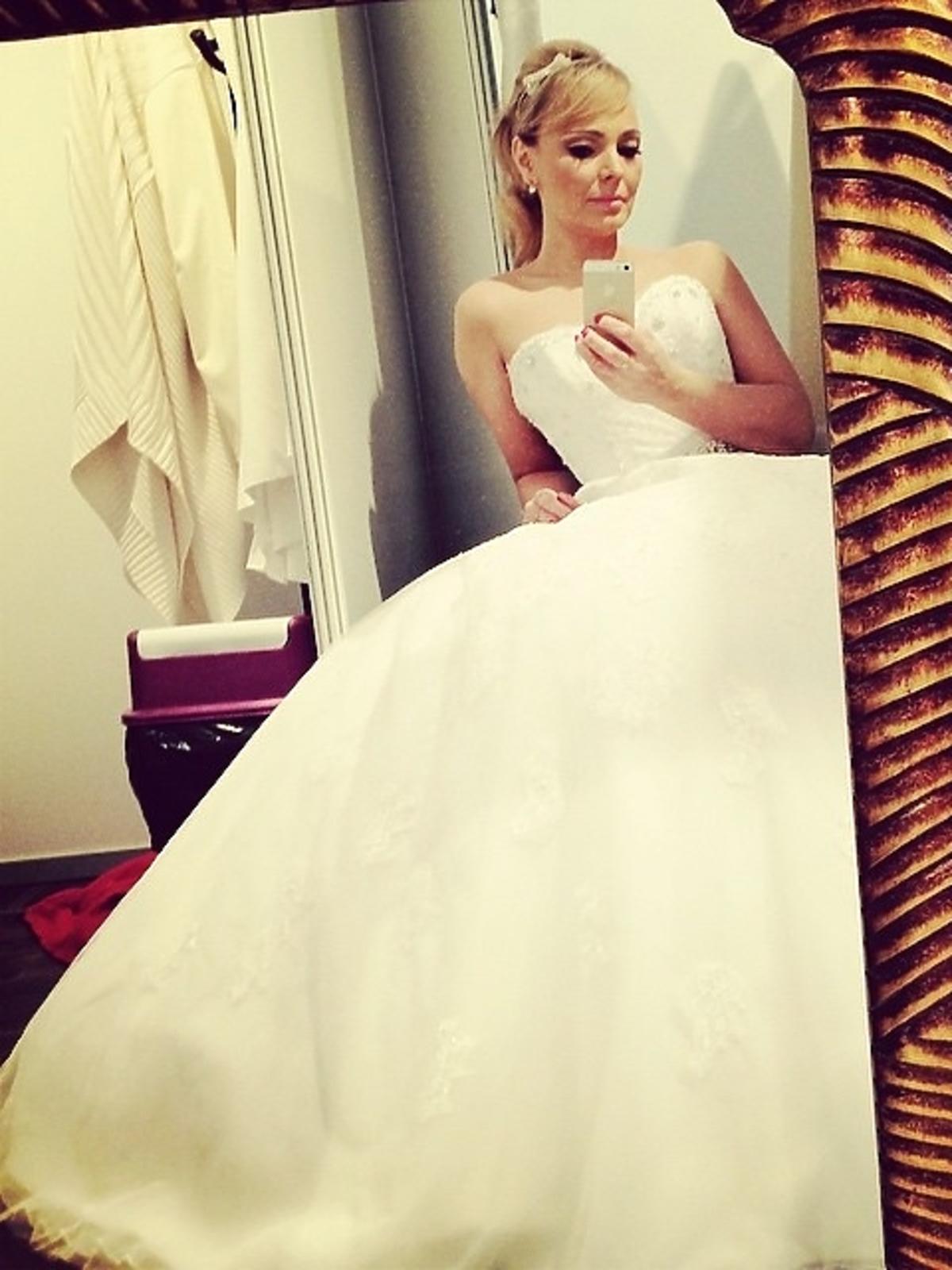 Agnieszka Jastrzębska na targach Wedding na Stadionie Narodowym