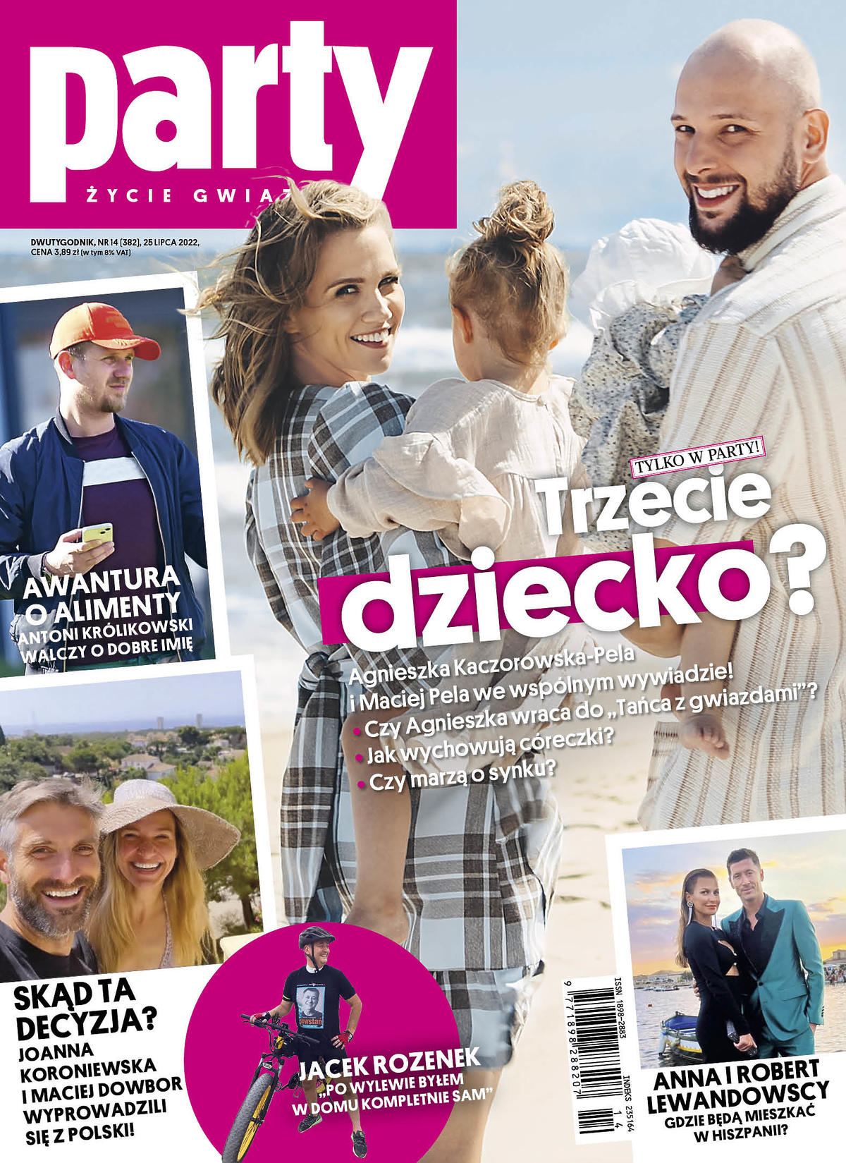Agnieszka Kaczorowska na okładce Party z rodziną