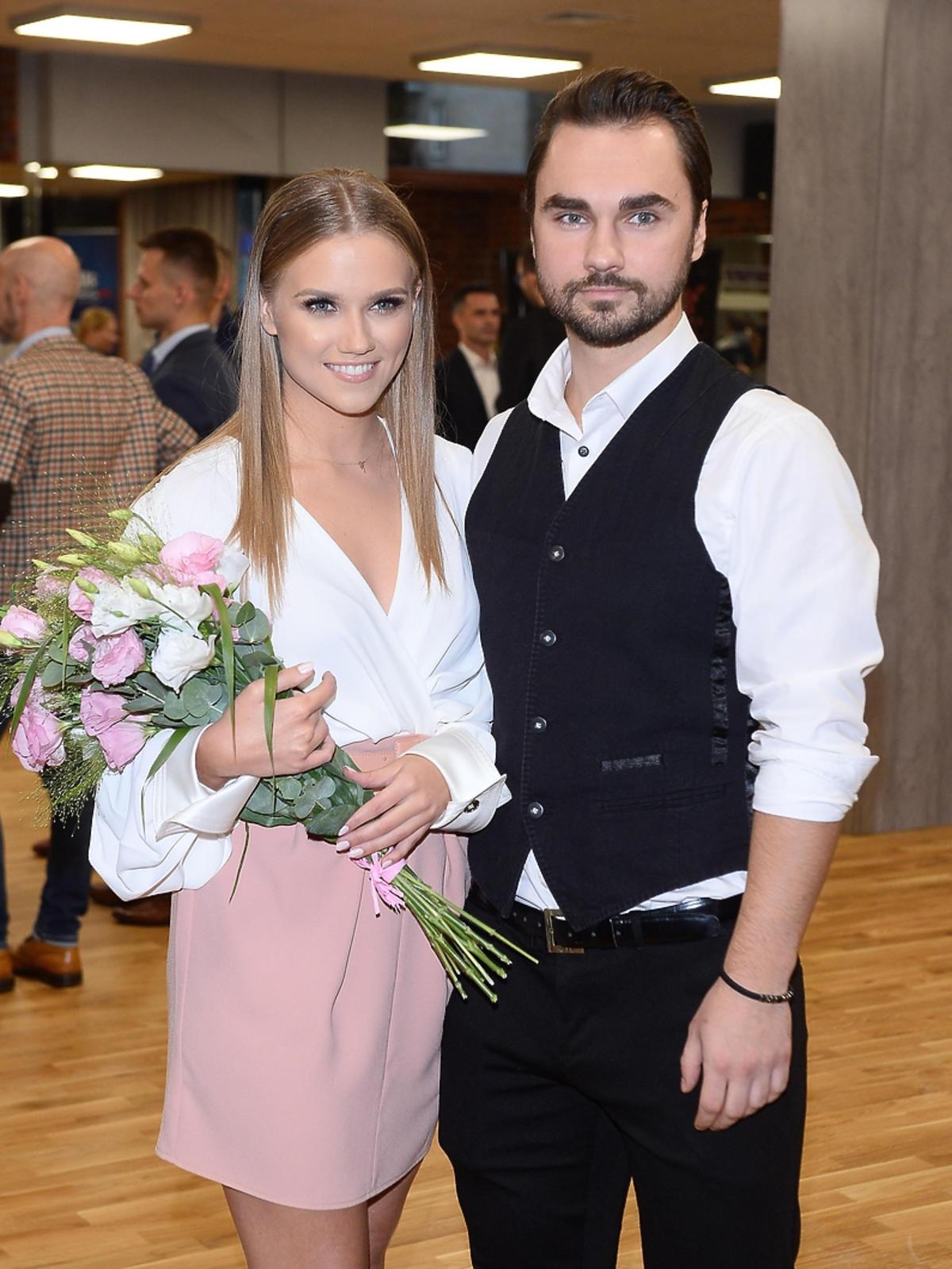 Agnieszka Kaczorowska na otwarciu szkoły