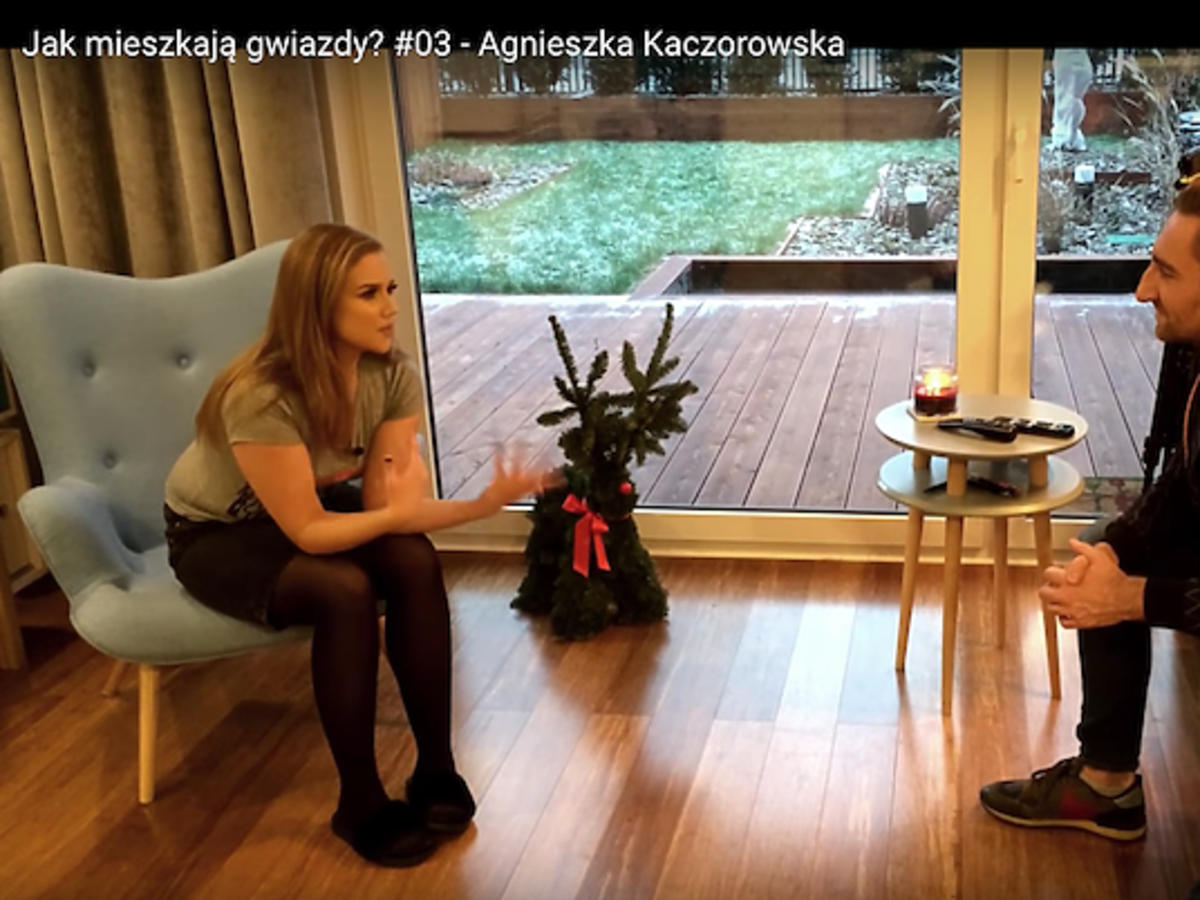 Agnieszka Kaczorowska pokazała swoje mieszkanie w internecie