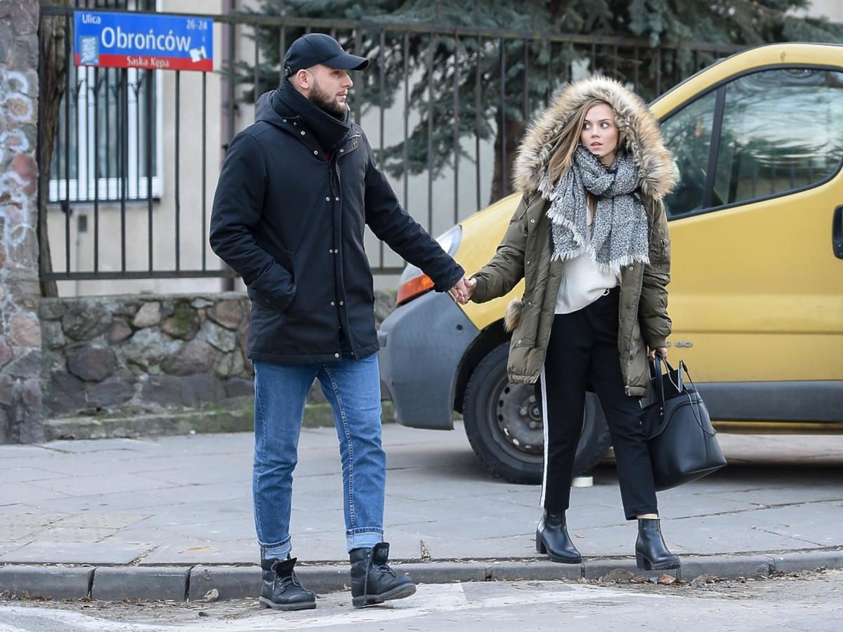 Agnieszka Kaczorowska z mężem na obiedzie 