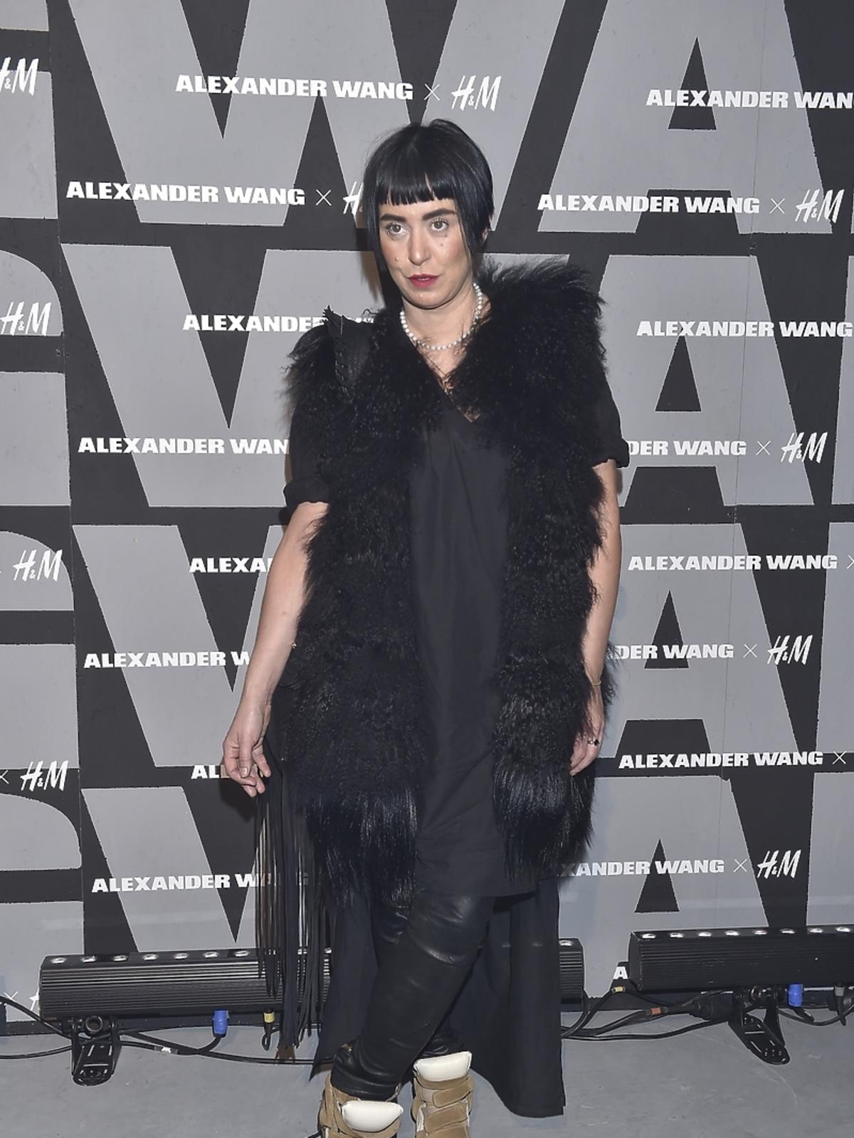 Agnieszka Maciejak na premierze kolekcji Alexander Wang dla H&M