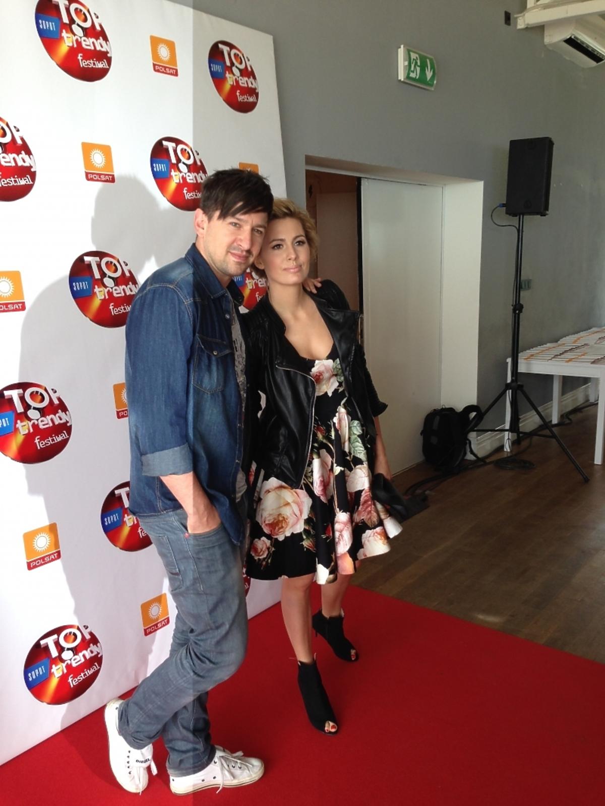 Agnieszka Popielewicz i Maciej Rock na konferencji Top Trendy 2014