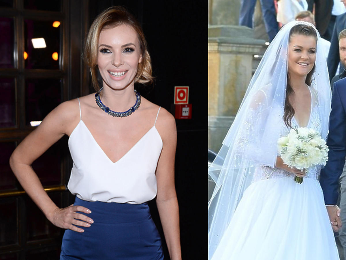 Agnieszka Radwańska w sukni ślubnej