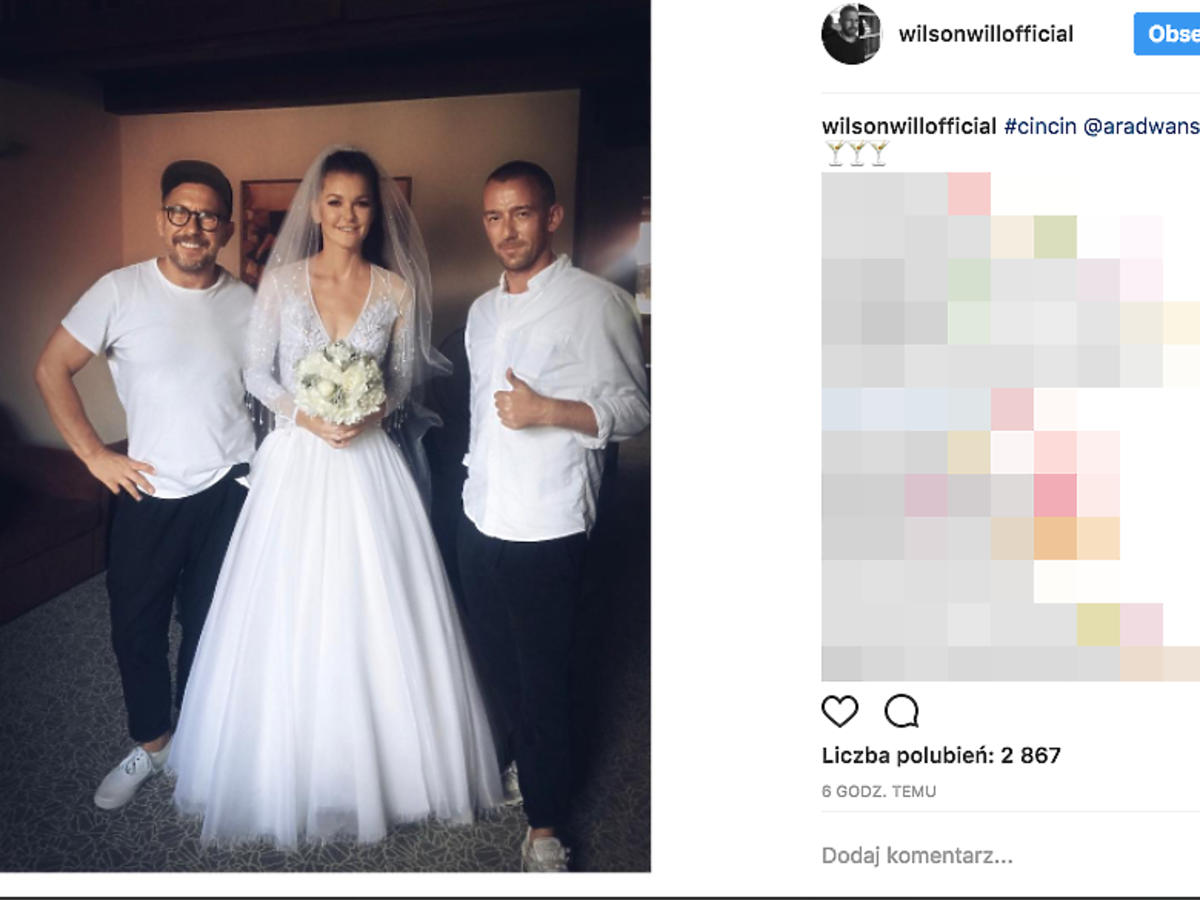Agnieszka Radwańska z fryzjerem gwiazd w dniu jej ślubu