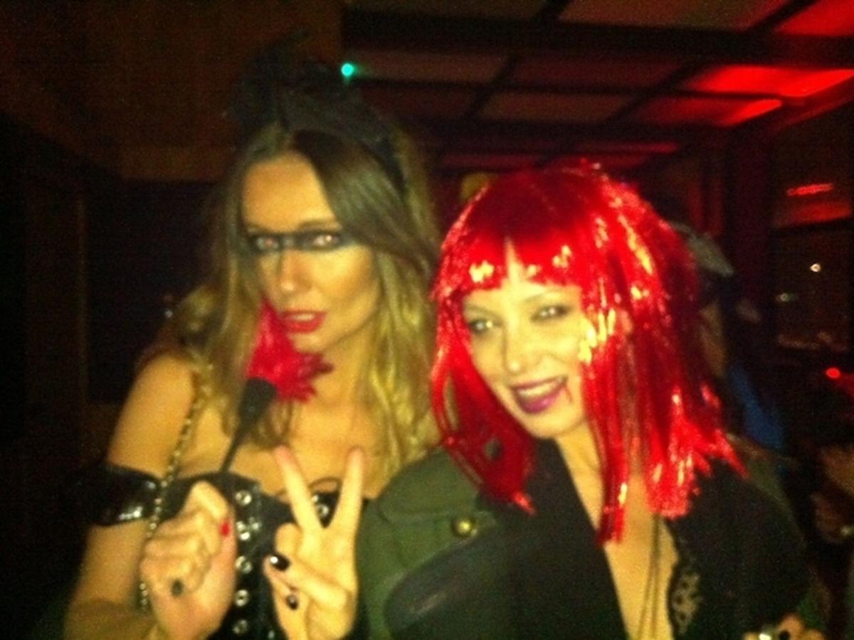 Agnieszka Szulim i Ada Fijał w Halloween 2012