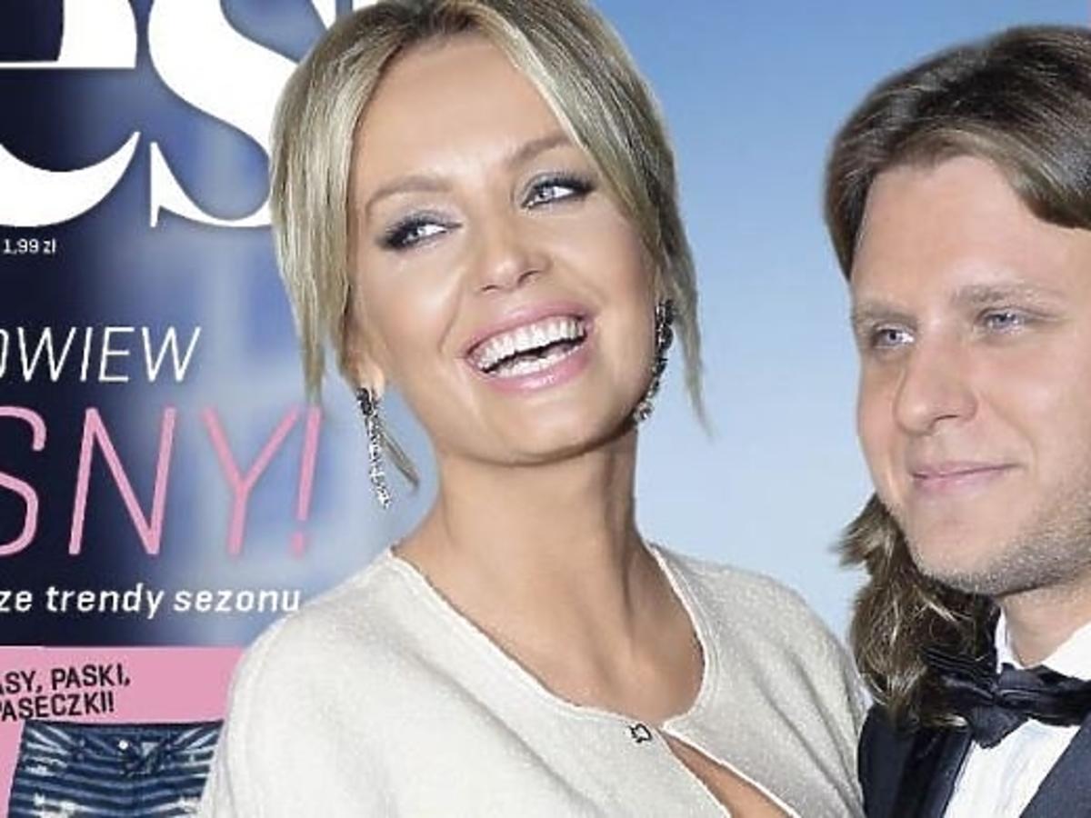 Agnieszka Szulim i Piotr Woźniak-Starak na okladce Flesza