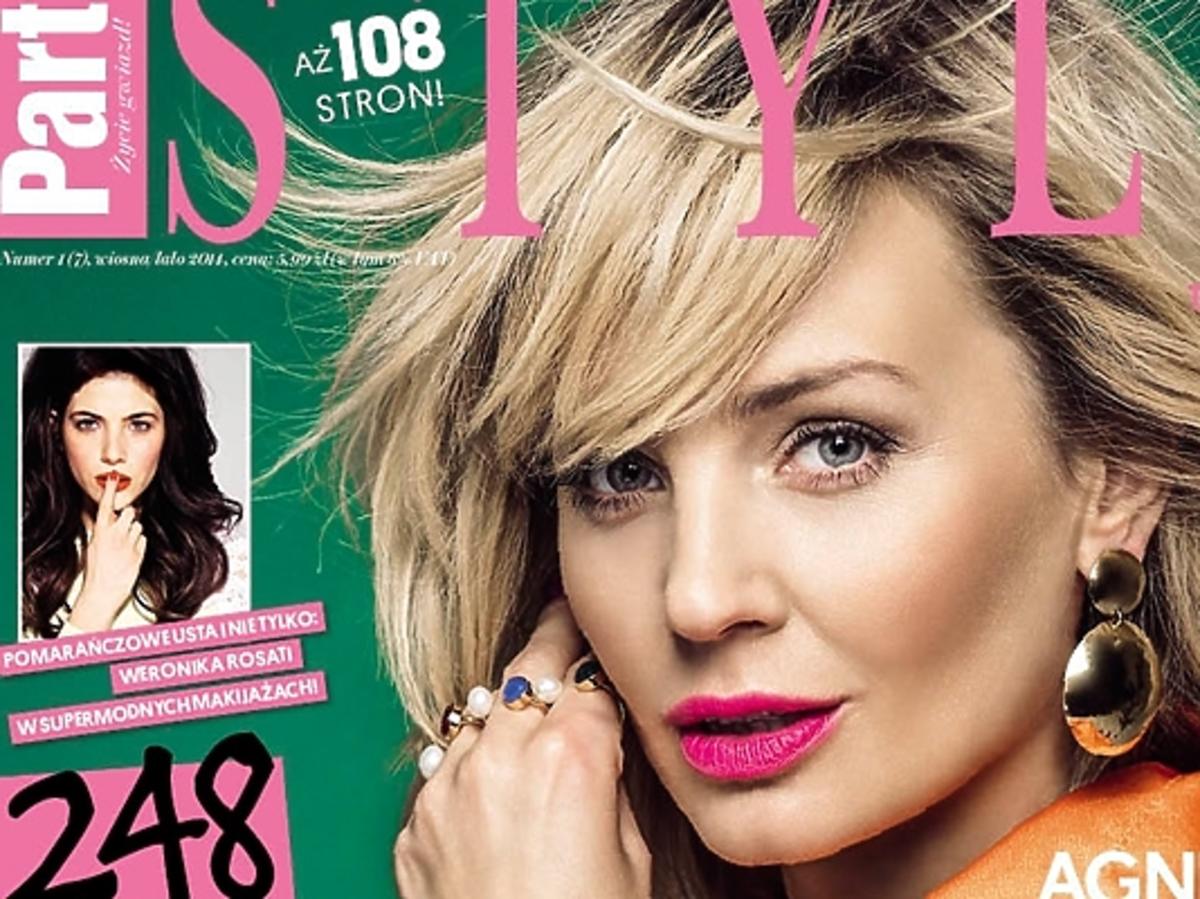 Agnieszka Szulim na okładce Party Style