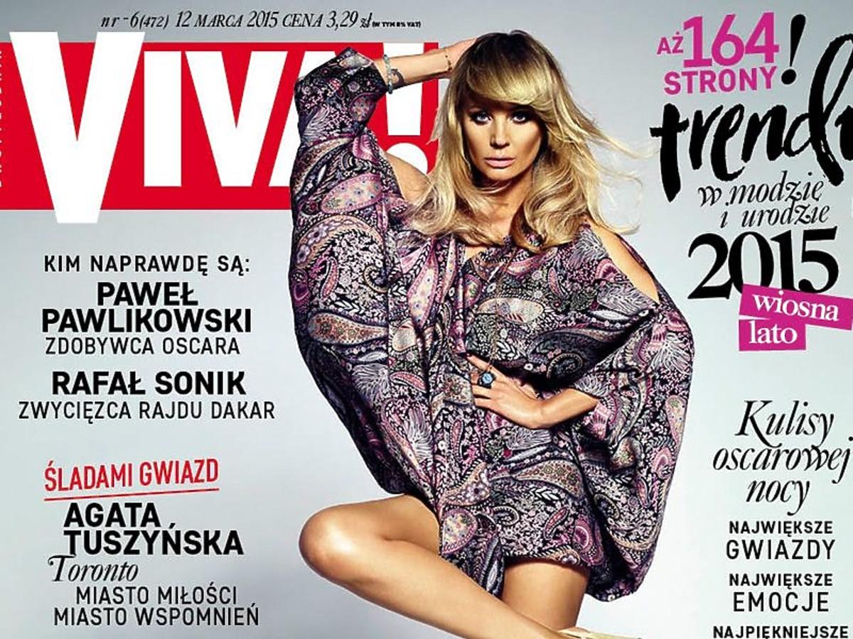 Agnieszka Szulim na okładce VIVY