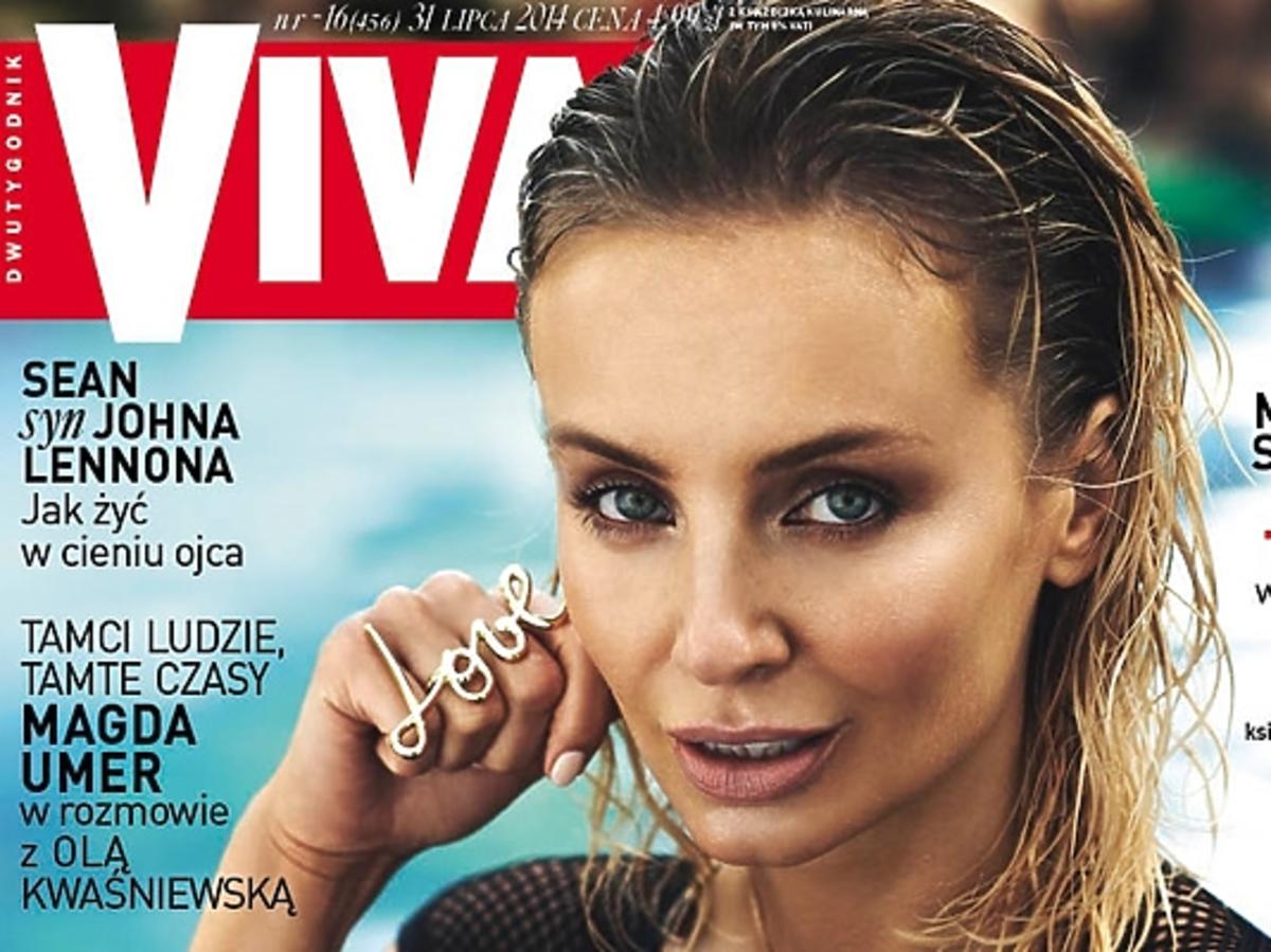 Agnieszka Szulim na okładce Vivy!