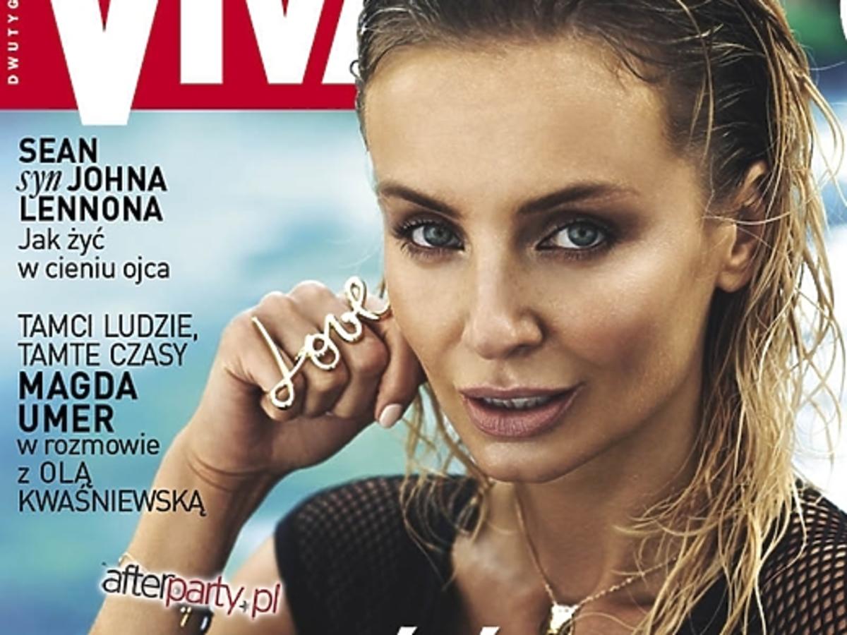 Agnieszka Szulim na okłade "Vivy!"