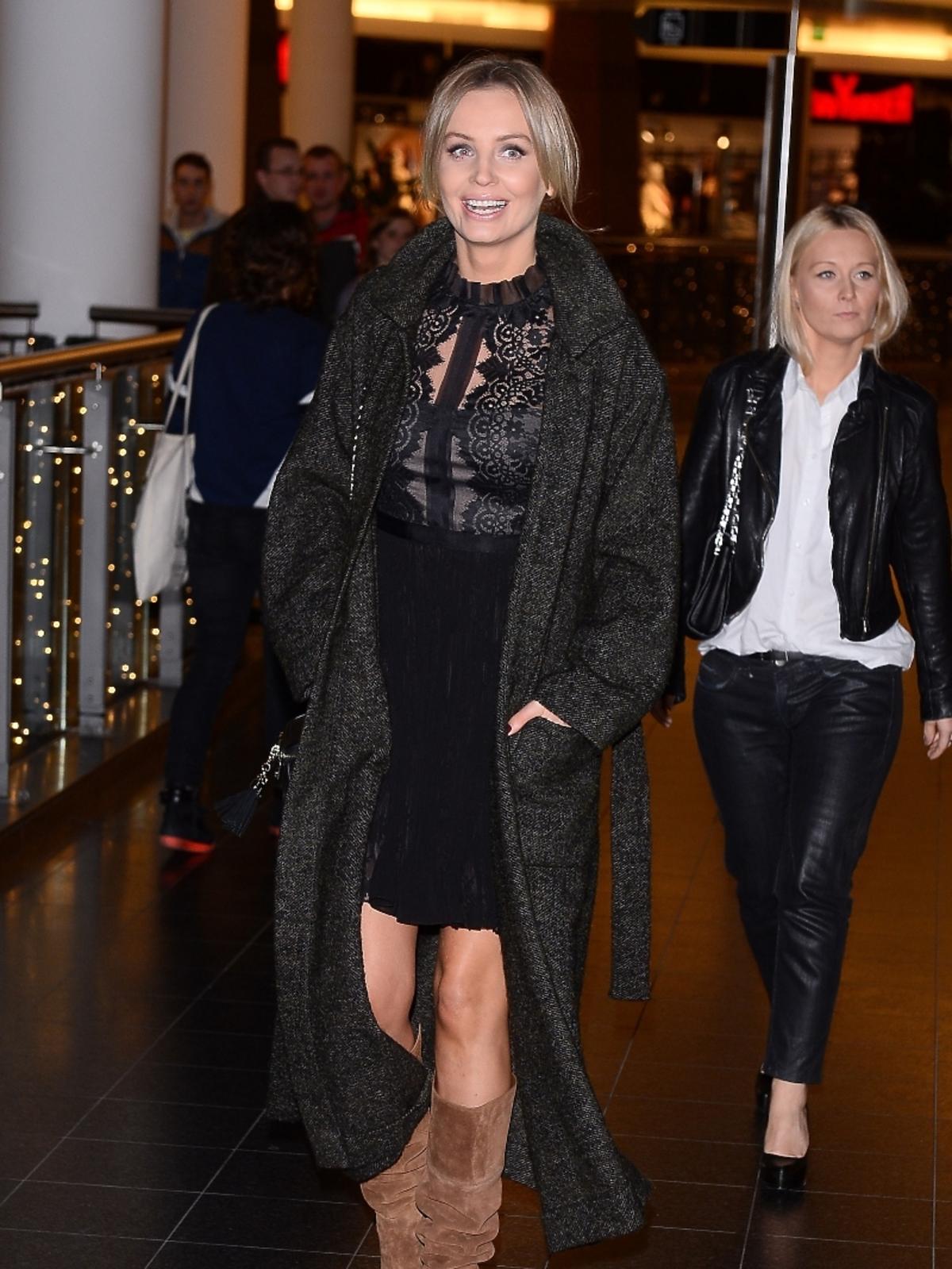 Agnieszka Szulim na otwarciu Zalando Pop-Up Store w Złotych Tarasach
