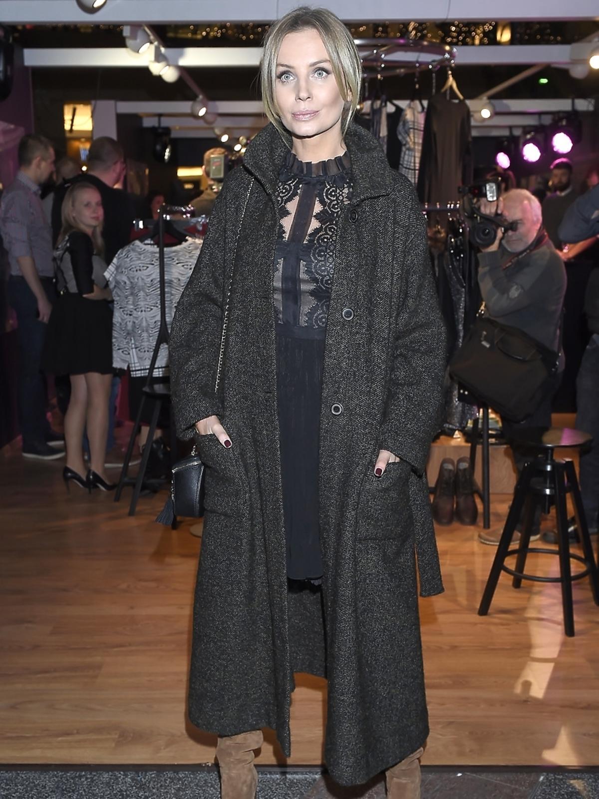 Agnieszka Szulim na otwarciu Zalando Pop-Up Store w Złotych Tarasach
