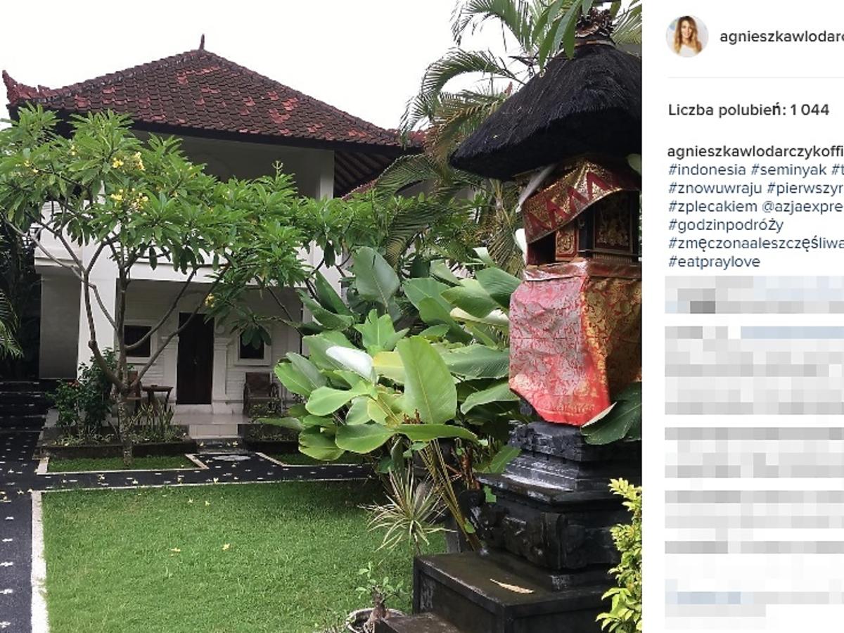 Agnieszka Włodarczyk wypoczywa na Bali