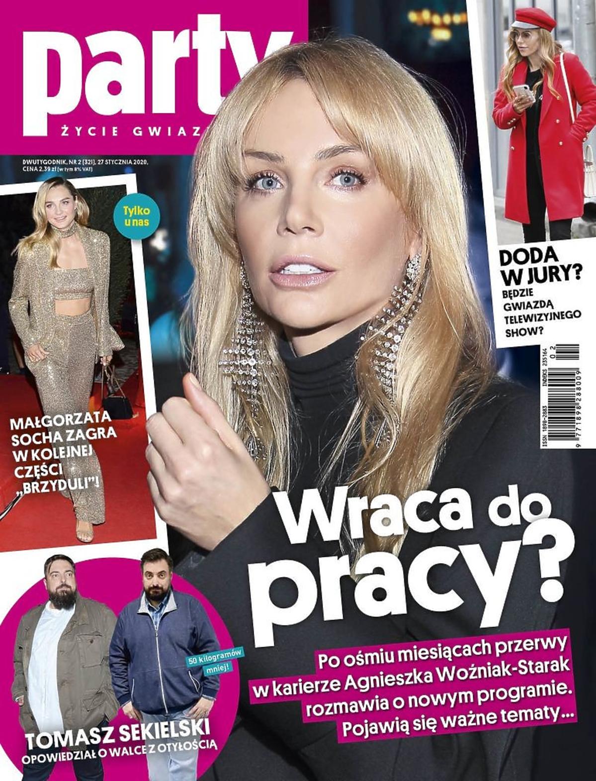 Agnieszka Woźniak-Starak na okładce Party