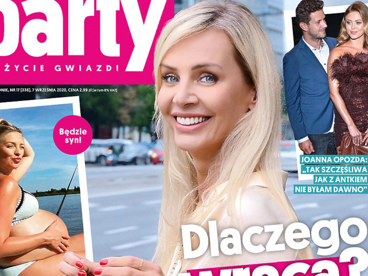 Agnieszka Woźniak-Starak na okładce "Party"
