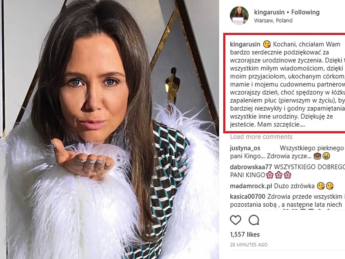 Agnieszka Woźniak-Starak zastąpiła Kingę Rusin w 