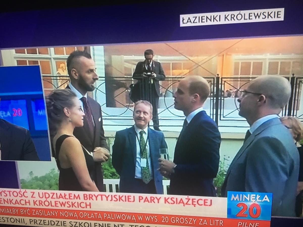 Alicja Bachleda-Curuś i Marcin Gortat na Balu w Łazienkach Królewskich