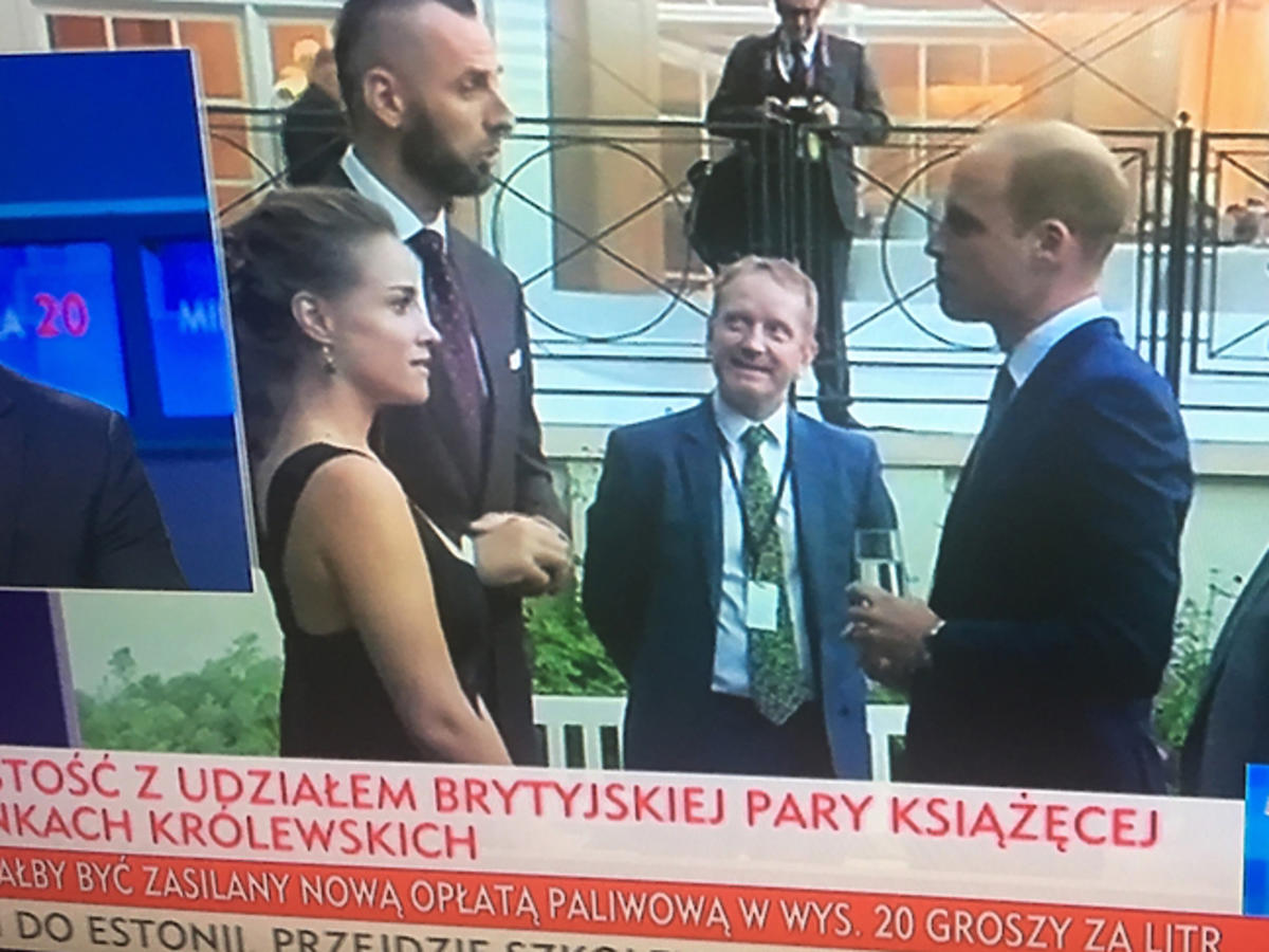 Alicja Bachleda Curuś i Marcin Gortat razem na spotkaniu z Kate i Williamem
