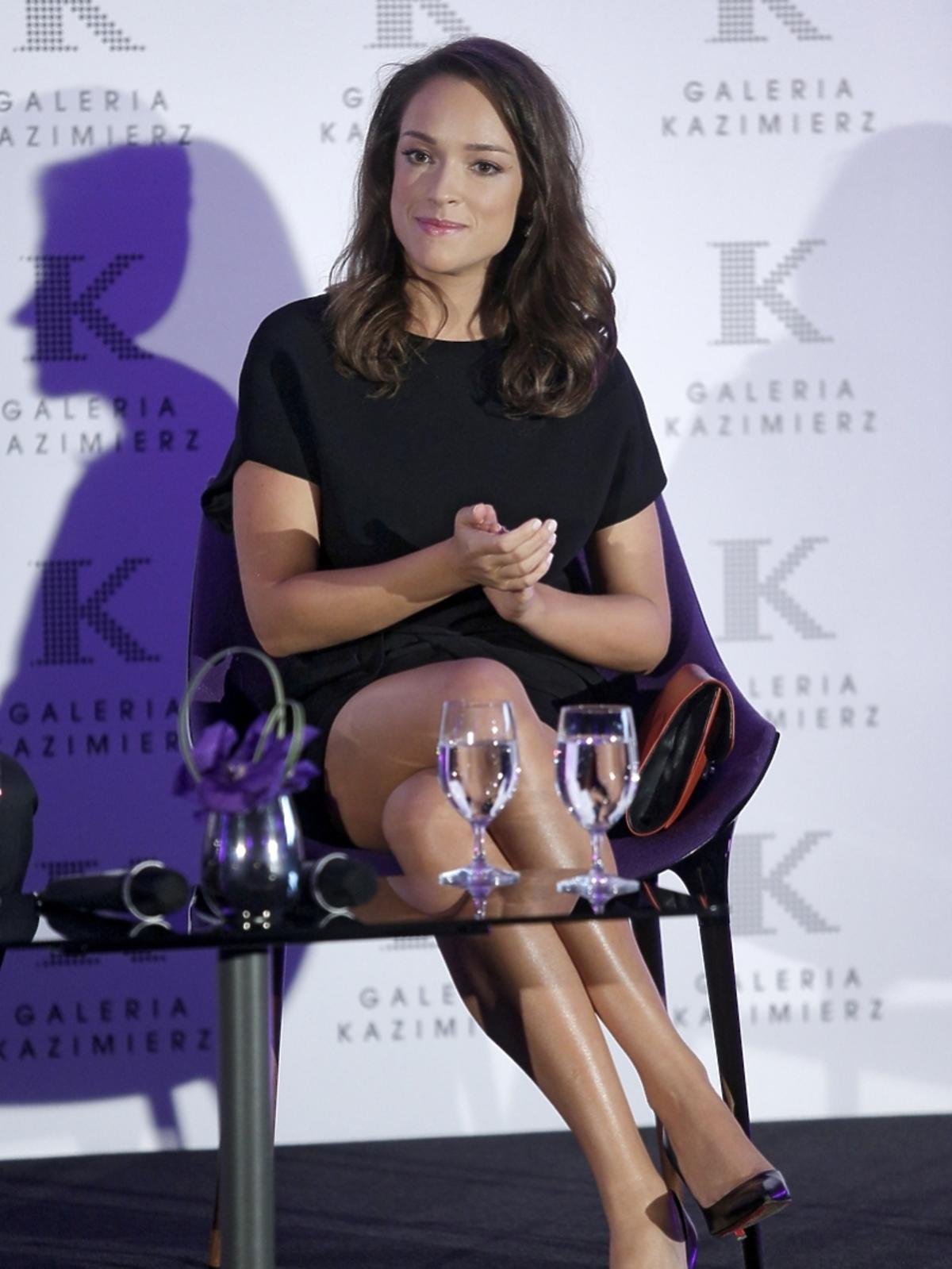 Alicja Bachleda Curuś na konferencji w Galerii Kazimierz