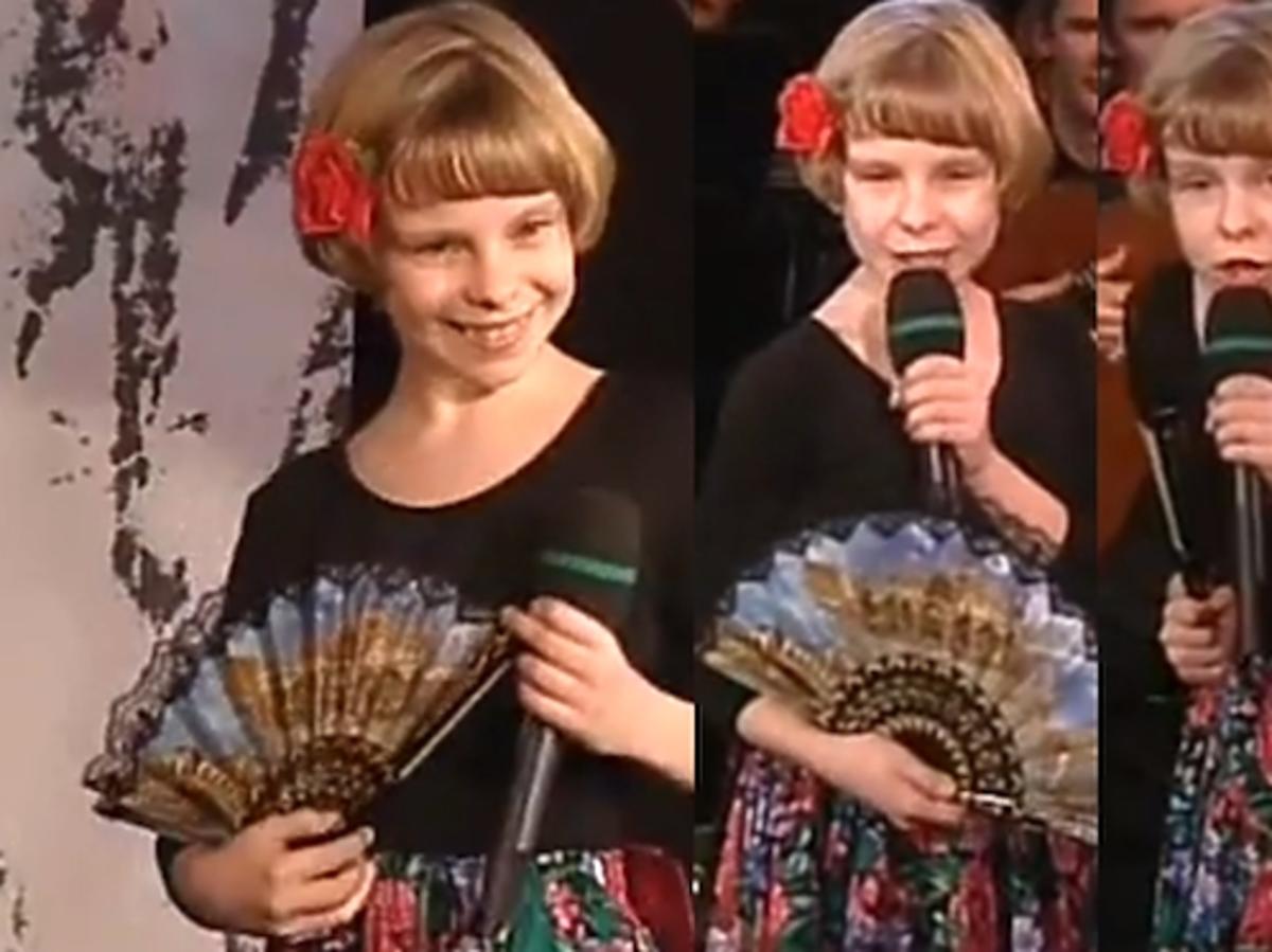 Alicja Janosz w dzieciństwie. Alicja Janosz Margerita