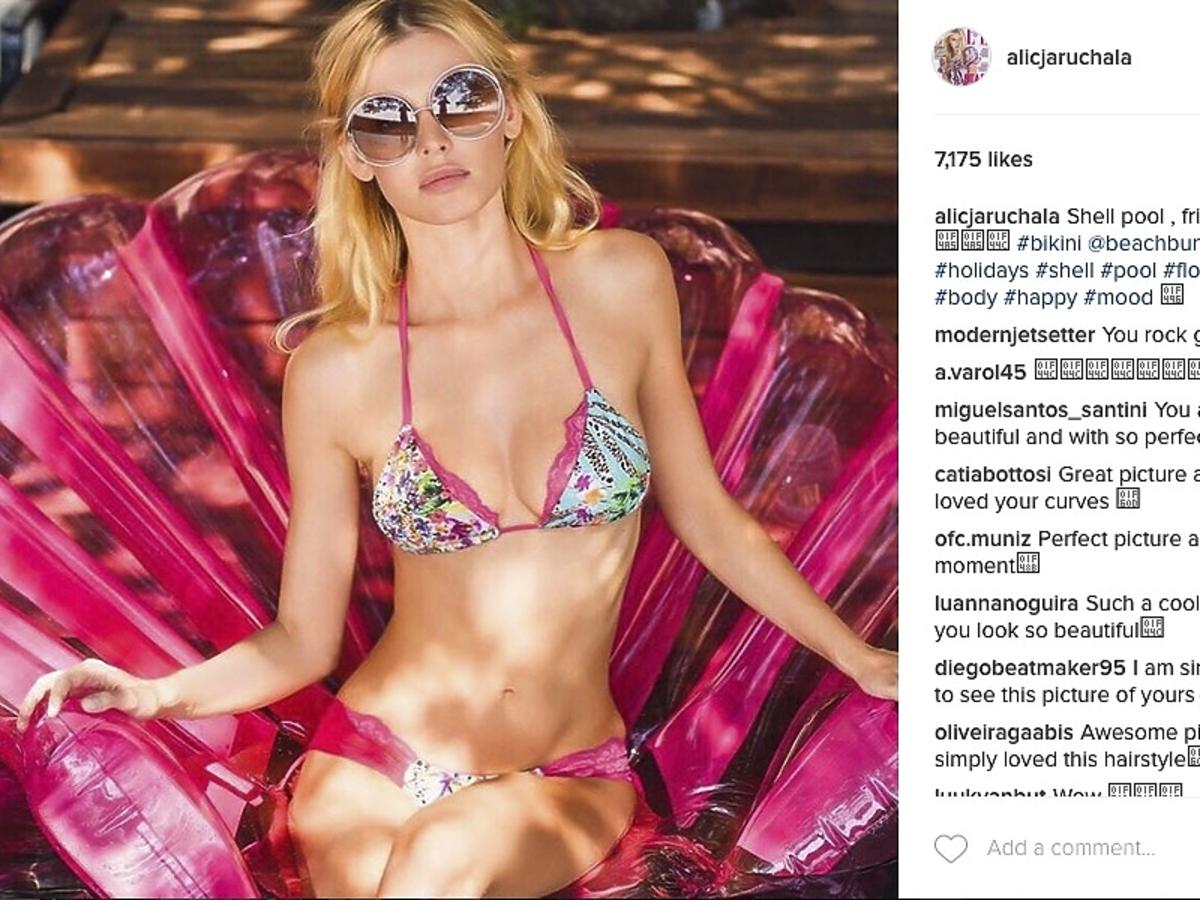 Alicja Ruchała na planie teledysku