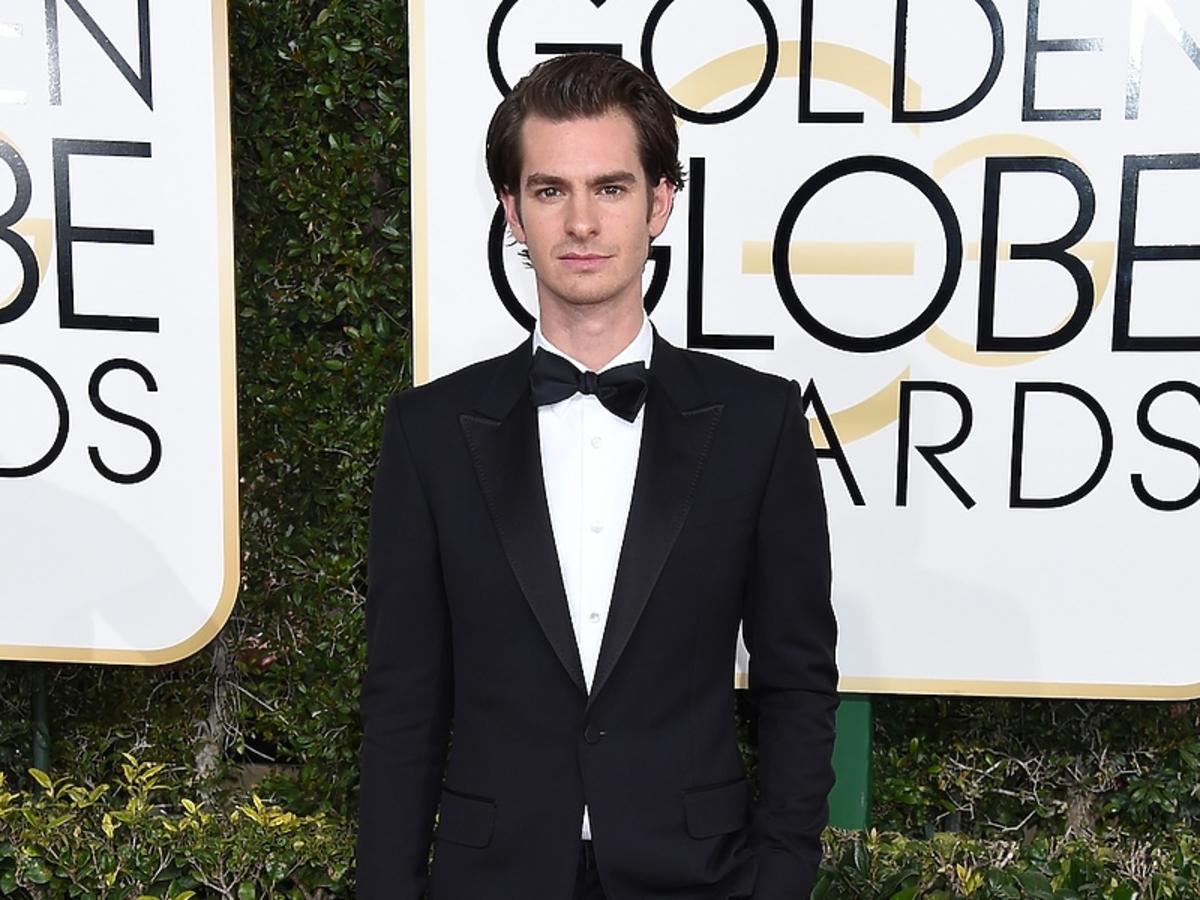 Andrew Garfield na rozdaniu Złotych Globów 2017