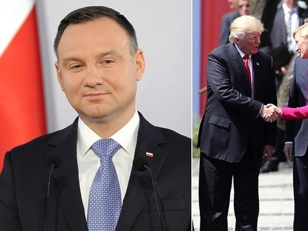 Andrzej Duda, Donald Trump, Agata Duda