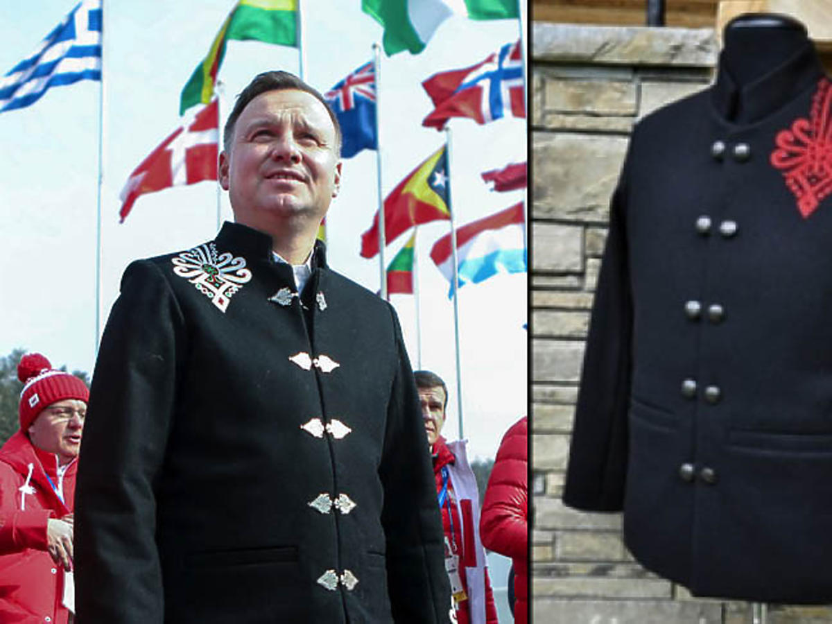 Andrzej Duda w Pjongczangu w marce Gorsecik