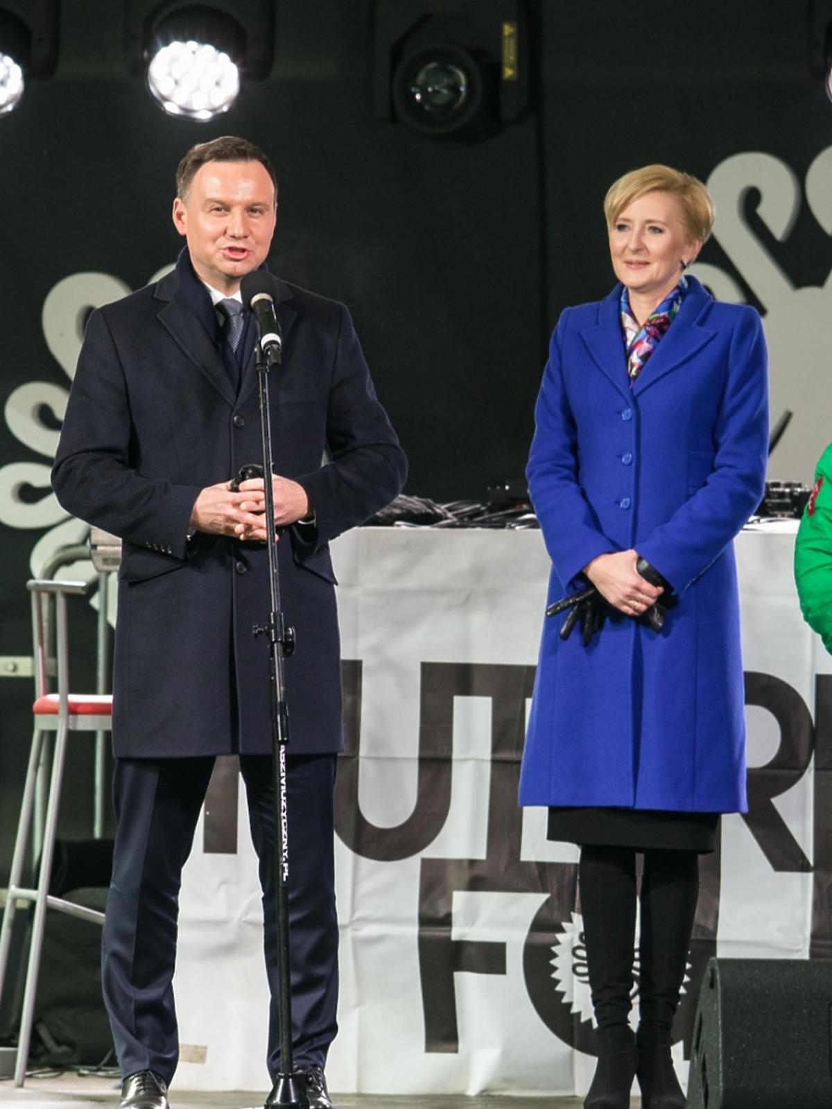Andrzej Duda z żoną na inauguracji IX Ogólnopolskich Zimowych Igrzysk Olimpiad Specjalnych