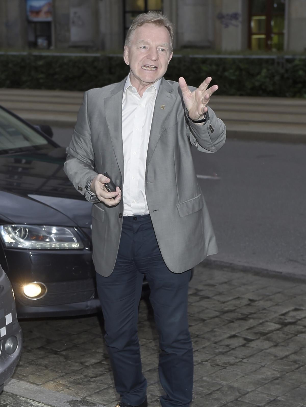 Andrzej Supron na premierze filmu