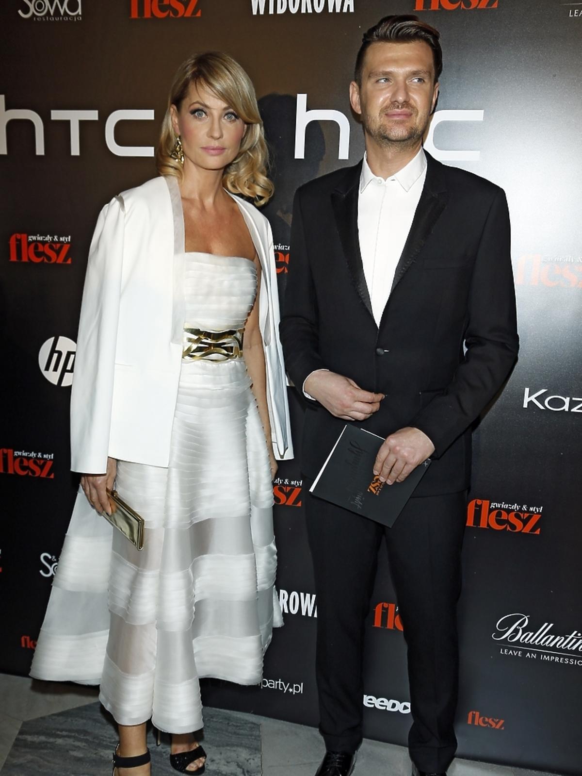 Aneta Kręglicka i Maciej Zień na imprezie Flesz Fashion Night
