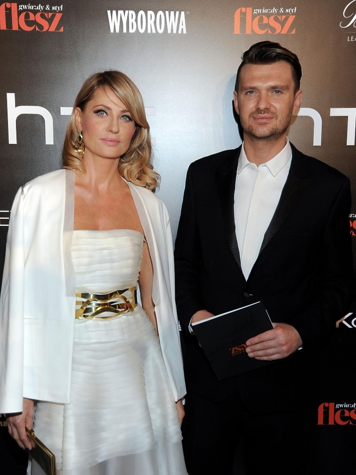 Aneta Kręglicka i Maciej Zień na imprezie Flesz Fashion Night