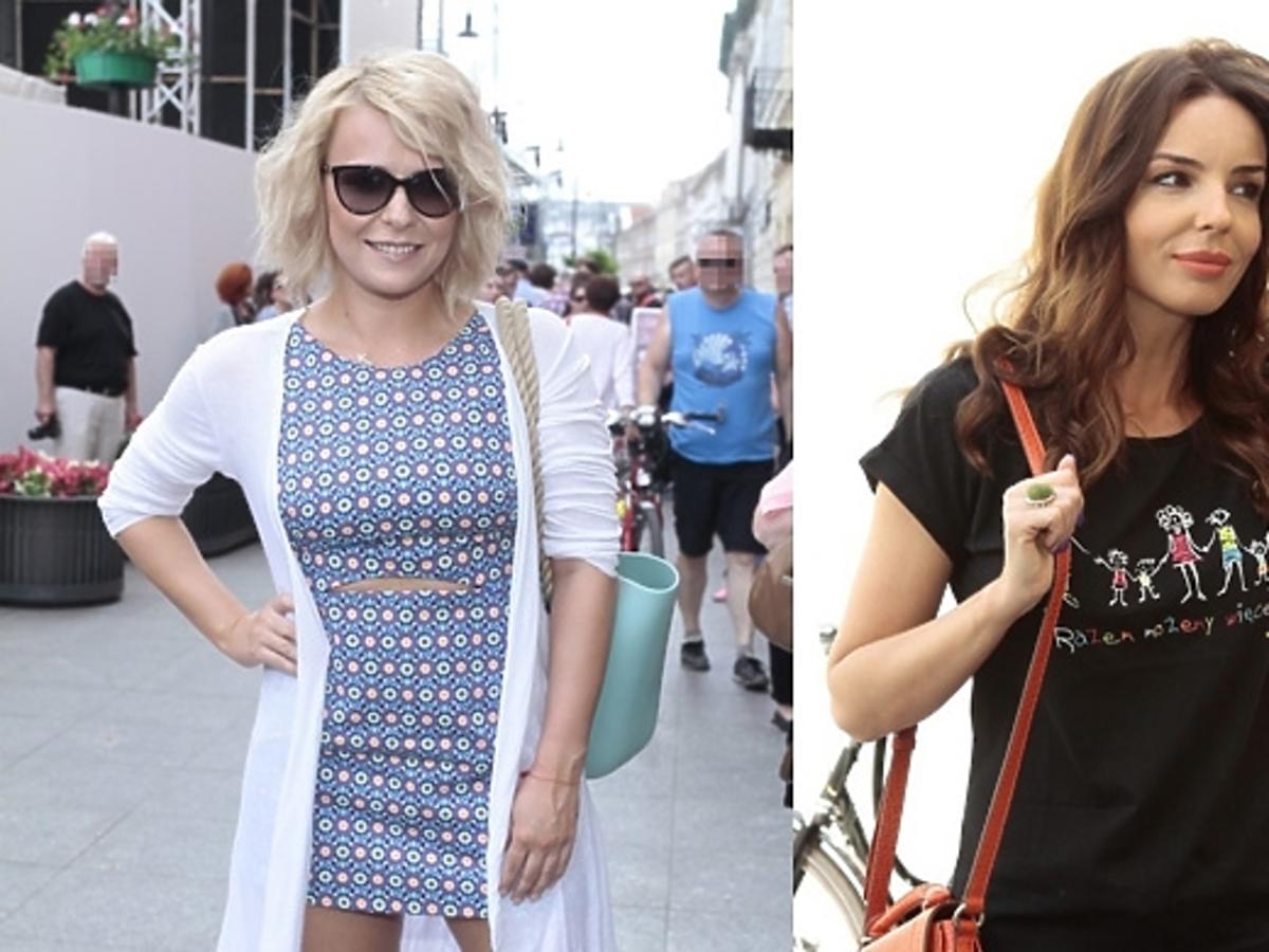 Aneta Zajac iAgnieszka Włodarczyk na na Warsaw Fashion Street
