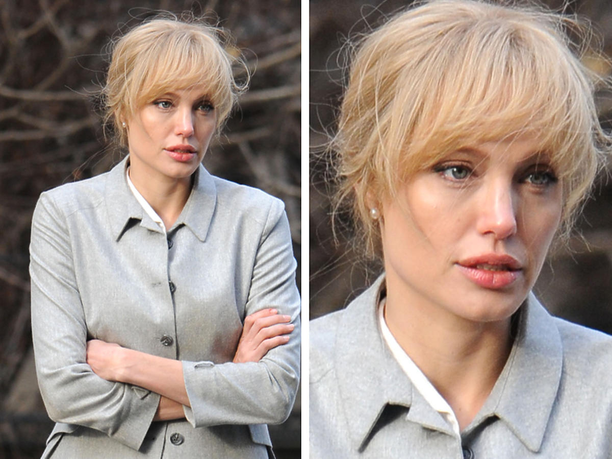 Angelina Jolie ma jasne włosy