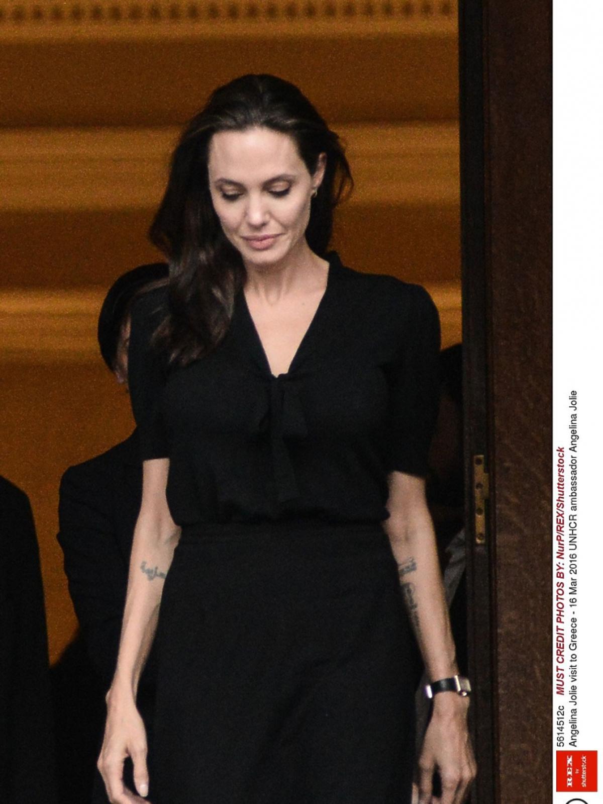 Angelina Jolie na oficjalnej wizycie z Grecji