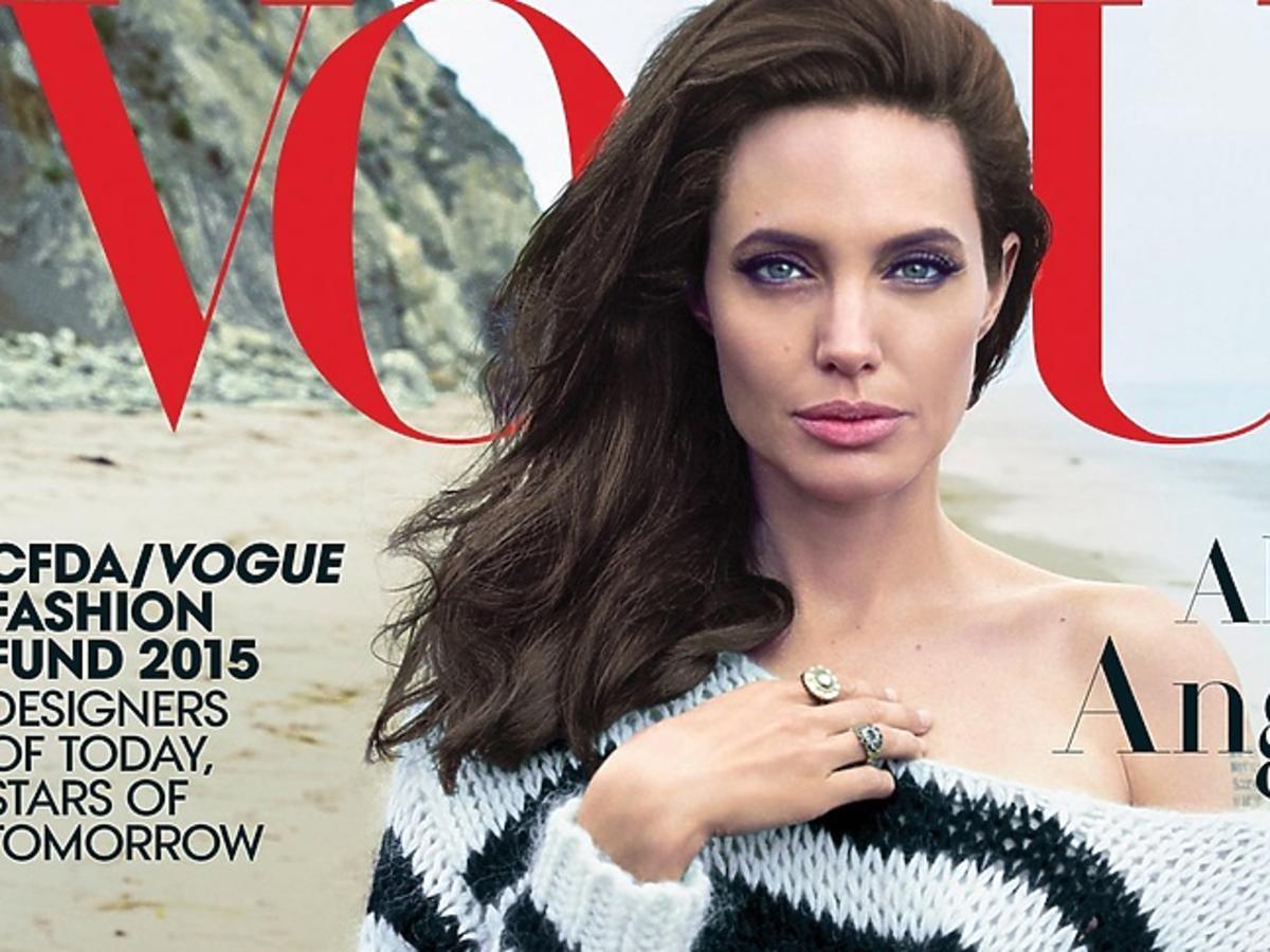Angelina Jolie na okładce Vogue