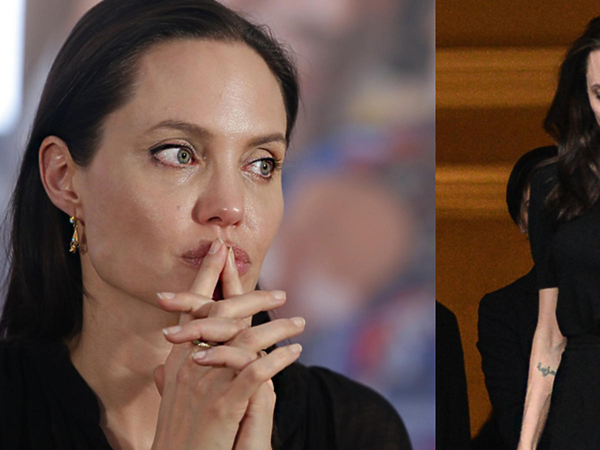 	Angelina Jolie waży 34 kg, to przez rozwód z Bradem Pittem?