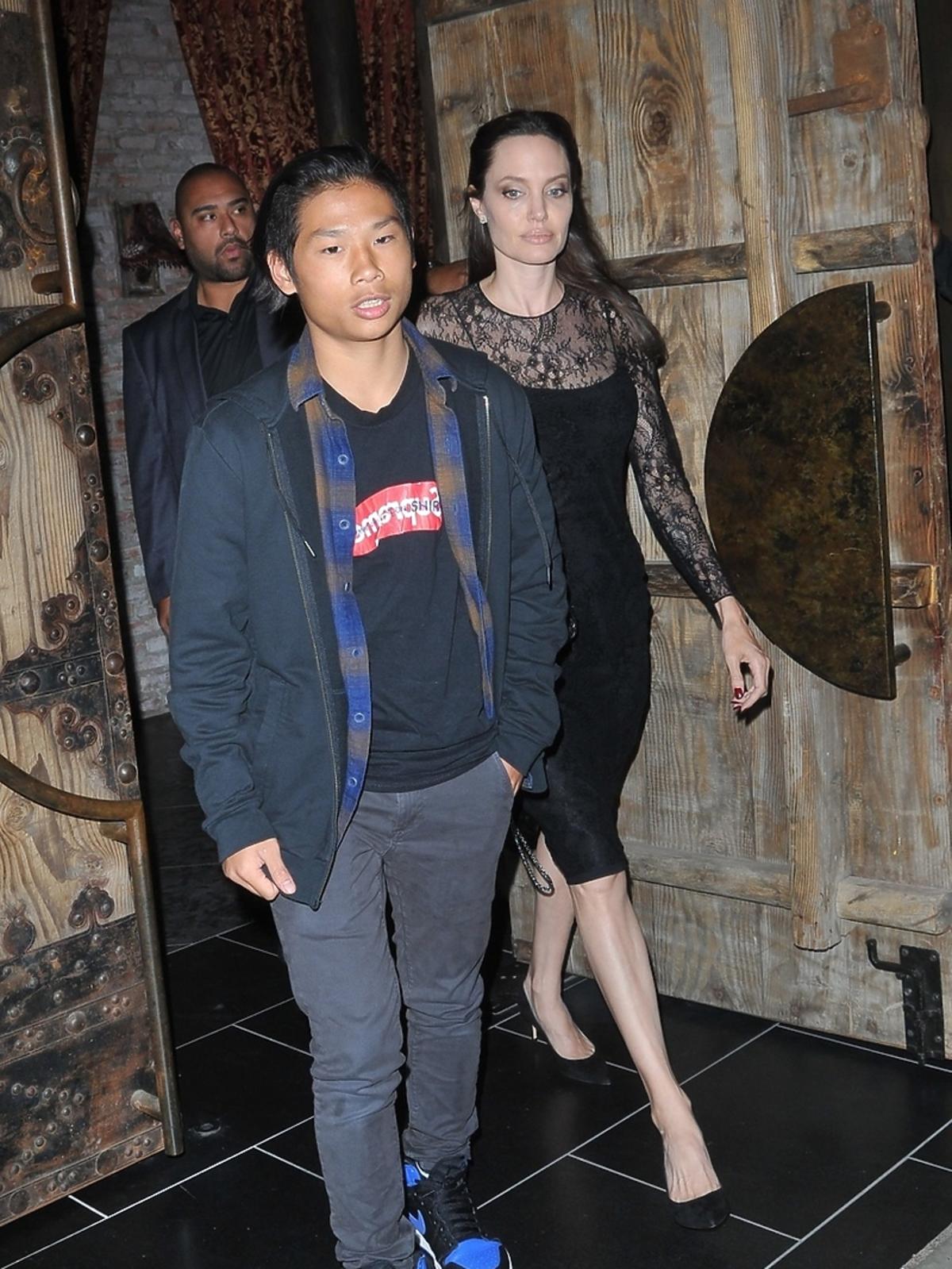 Angelina Jolie z synem Paxem