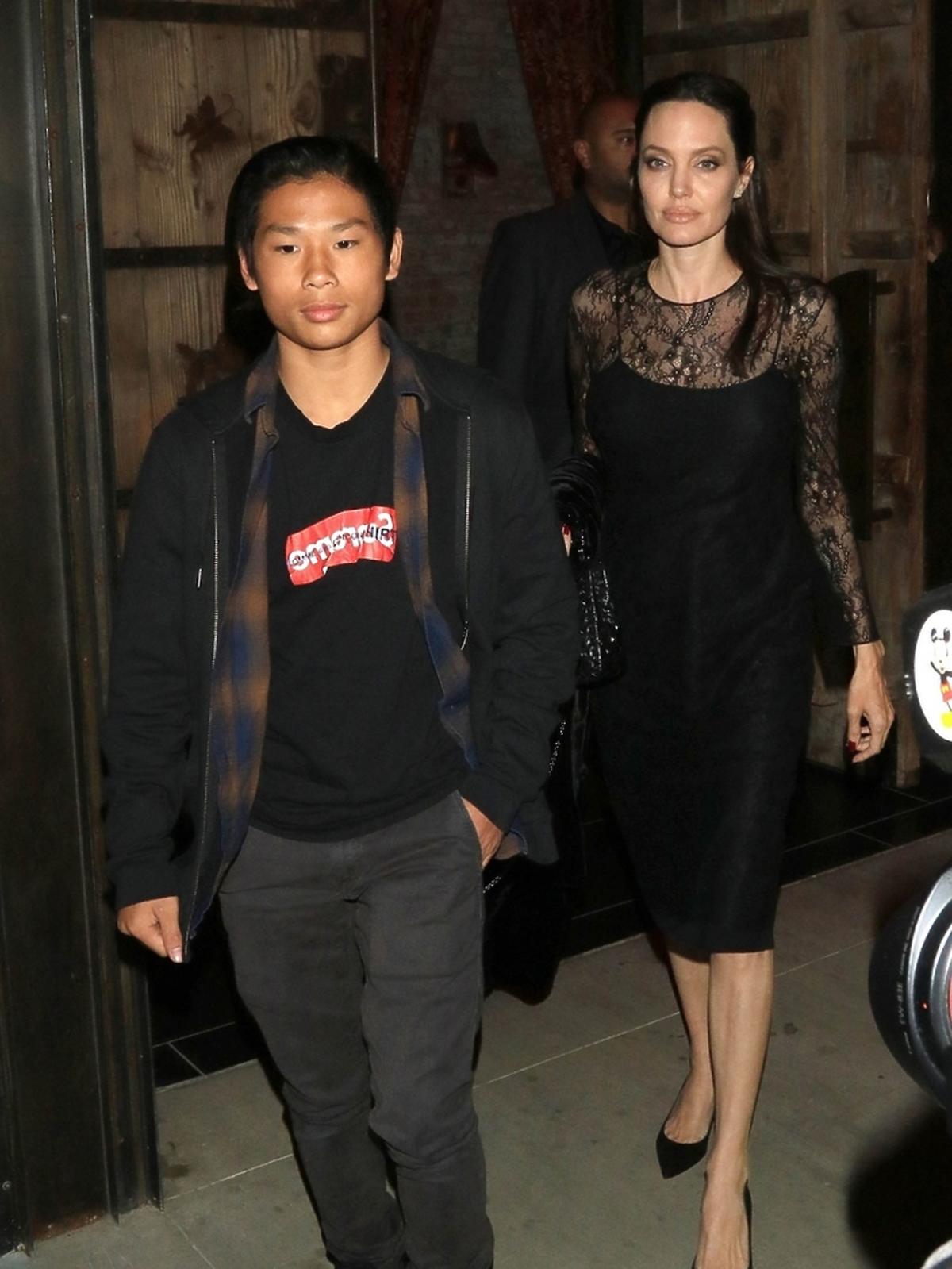 Angelina Jolie z synem Paxem